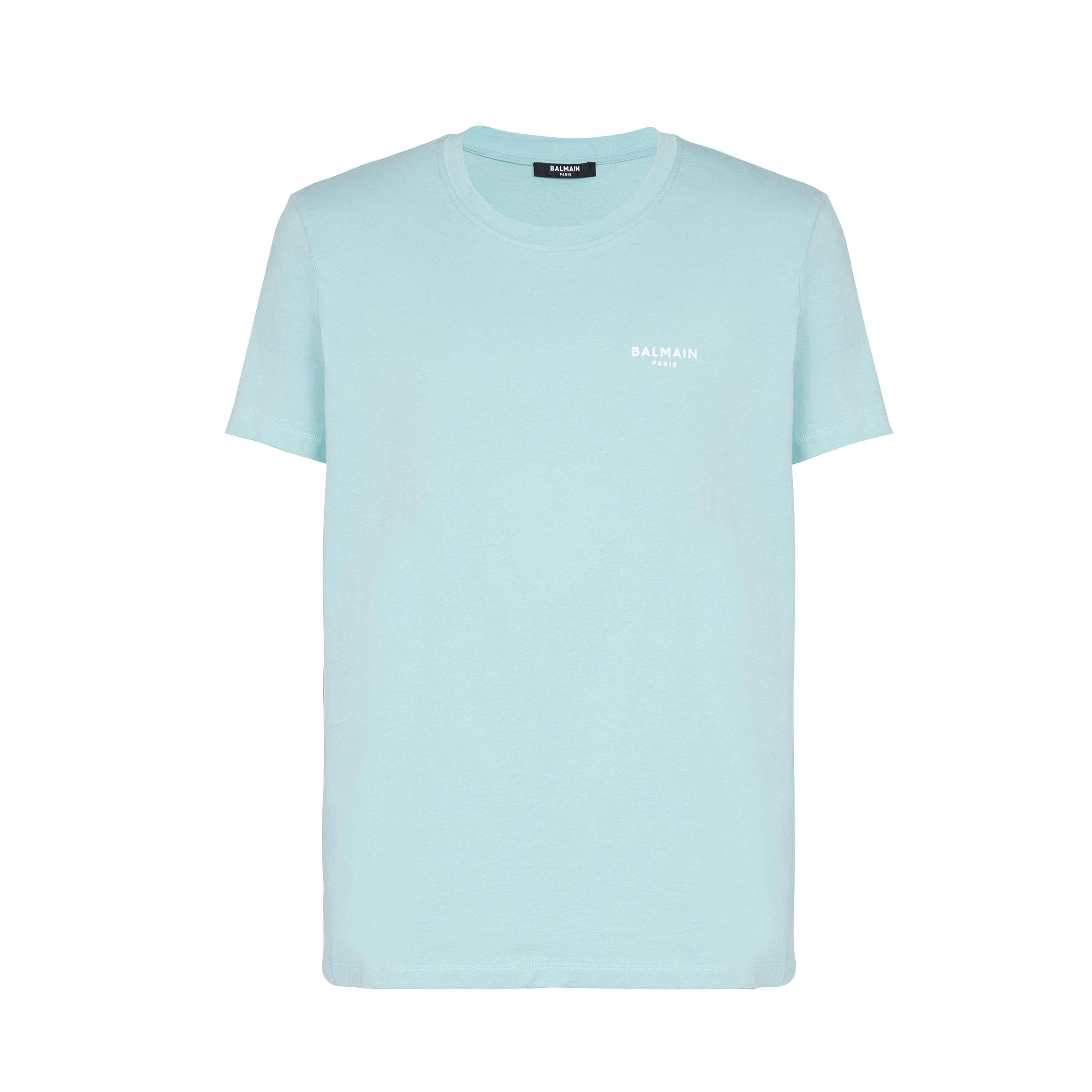 Camiseta Menta Balmain Logo