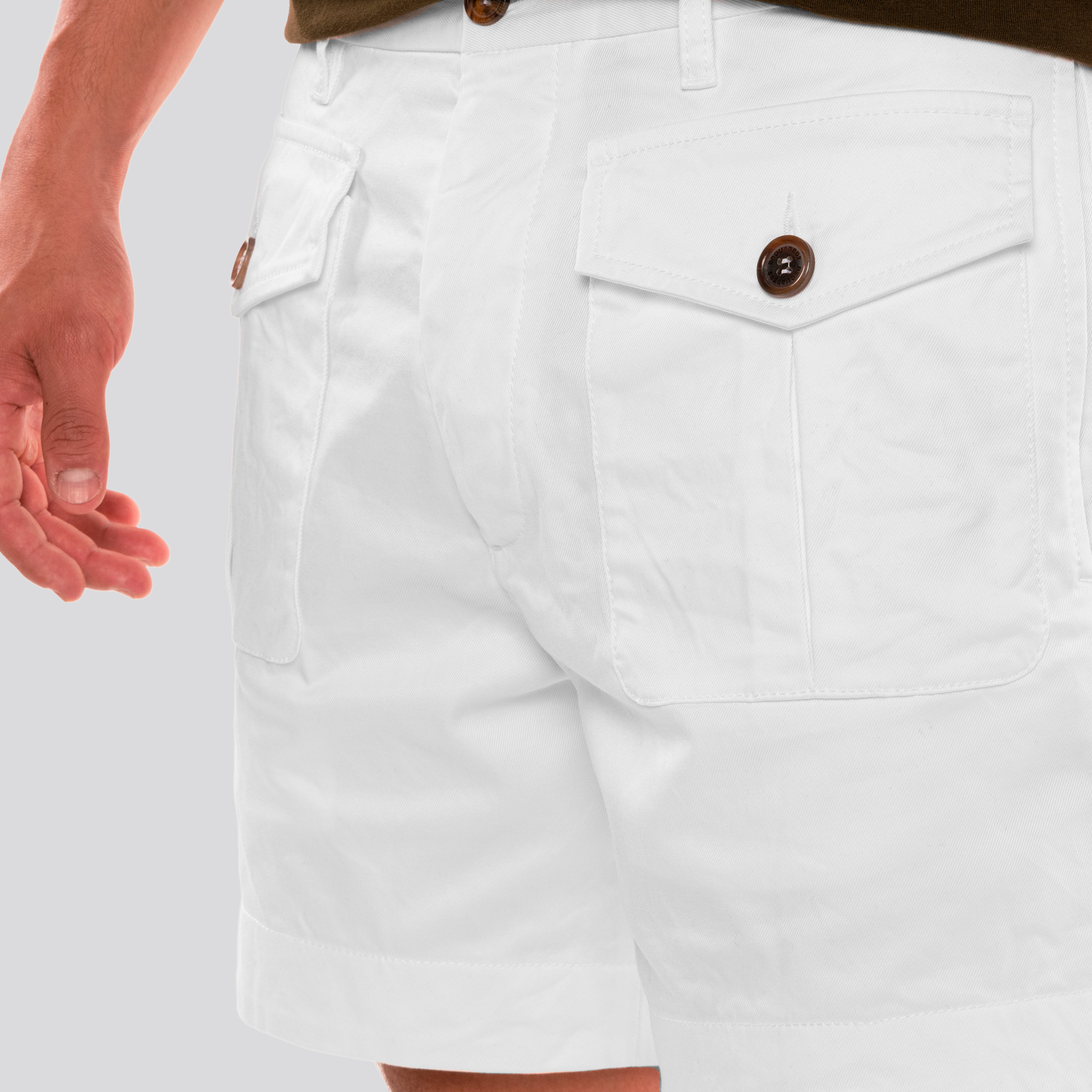 Short Blanco Dsquared2 Cargo