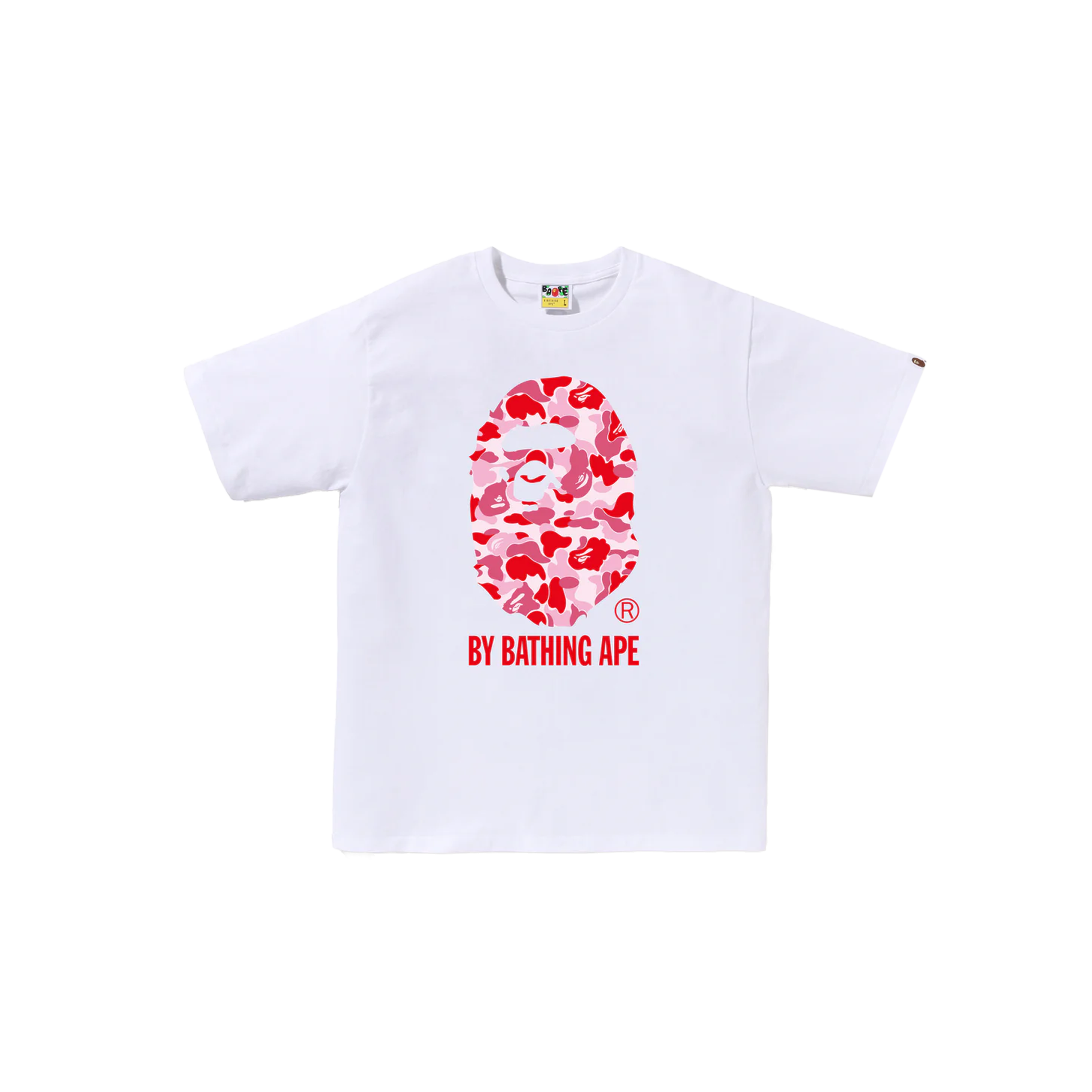 Camiseta Blanca Bape Abc Camo Big Ape Hea