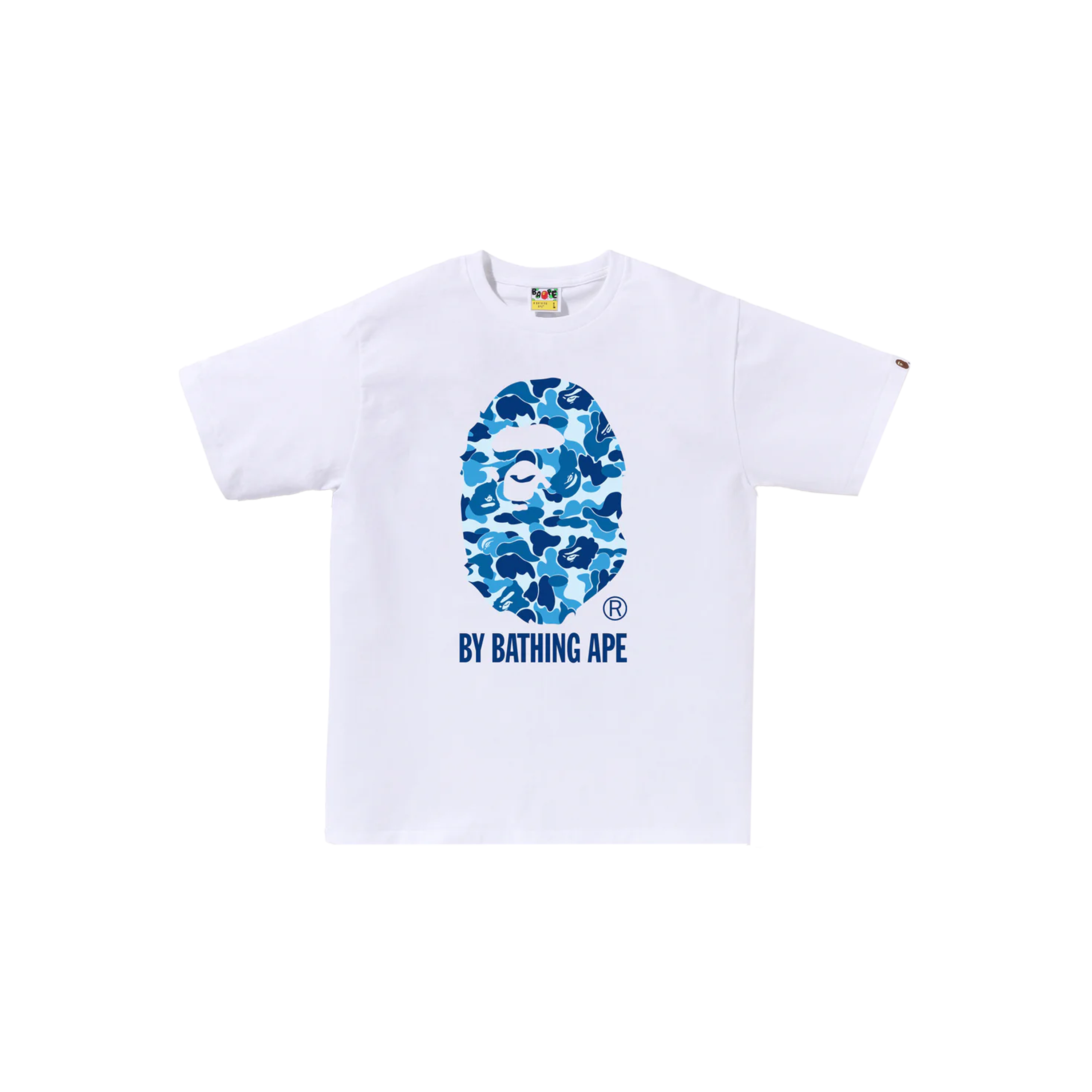 Camiseta Blanca Bape Abc Camo Big Ape Hea