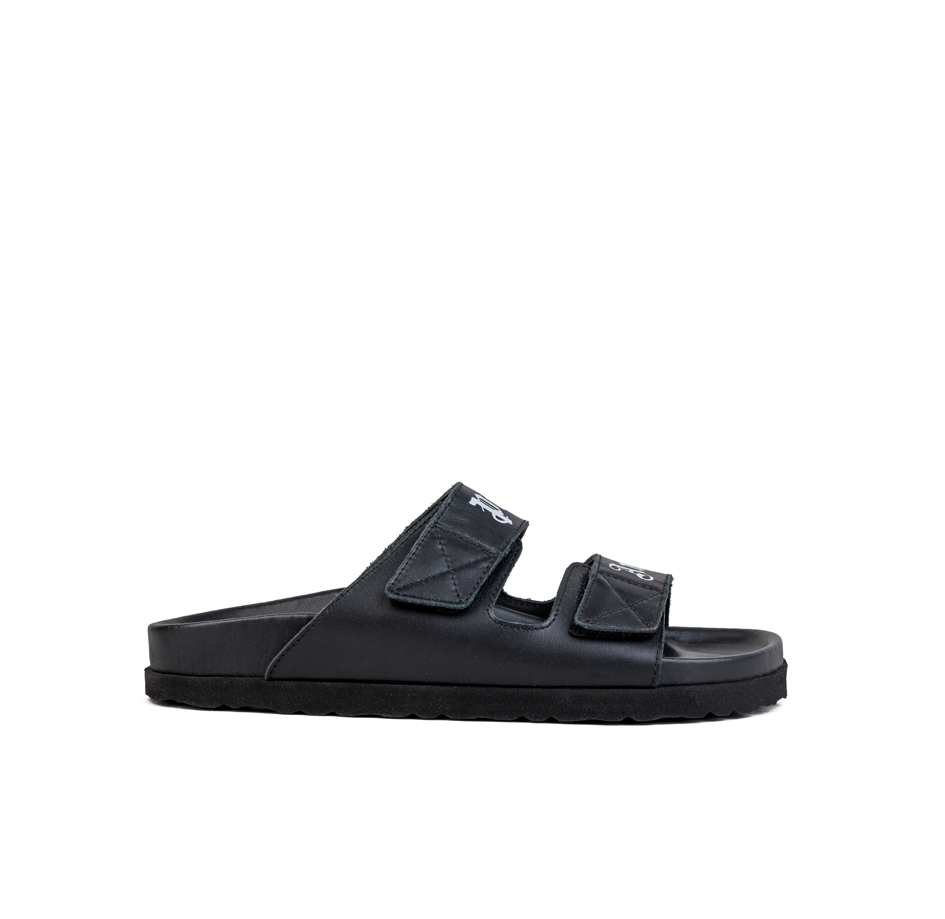 Sandalias Negras de Doble Tira