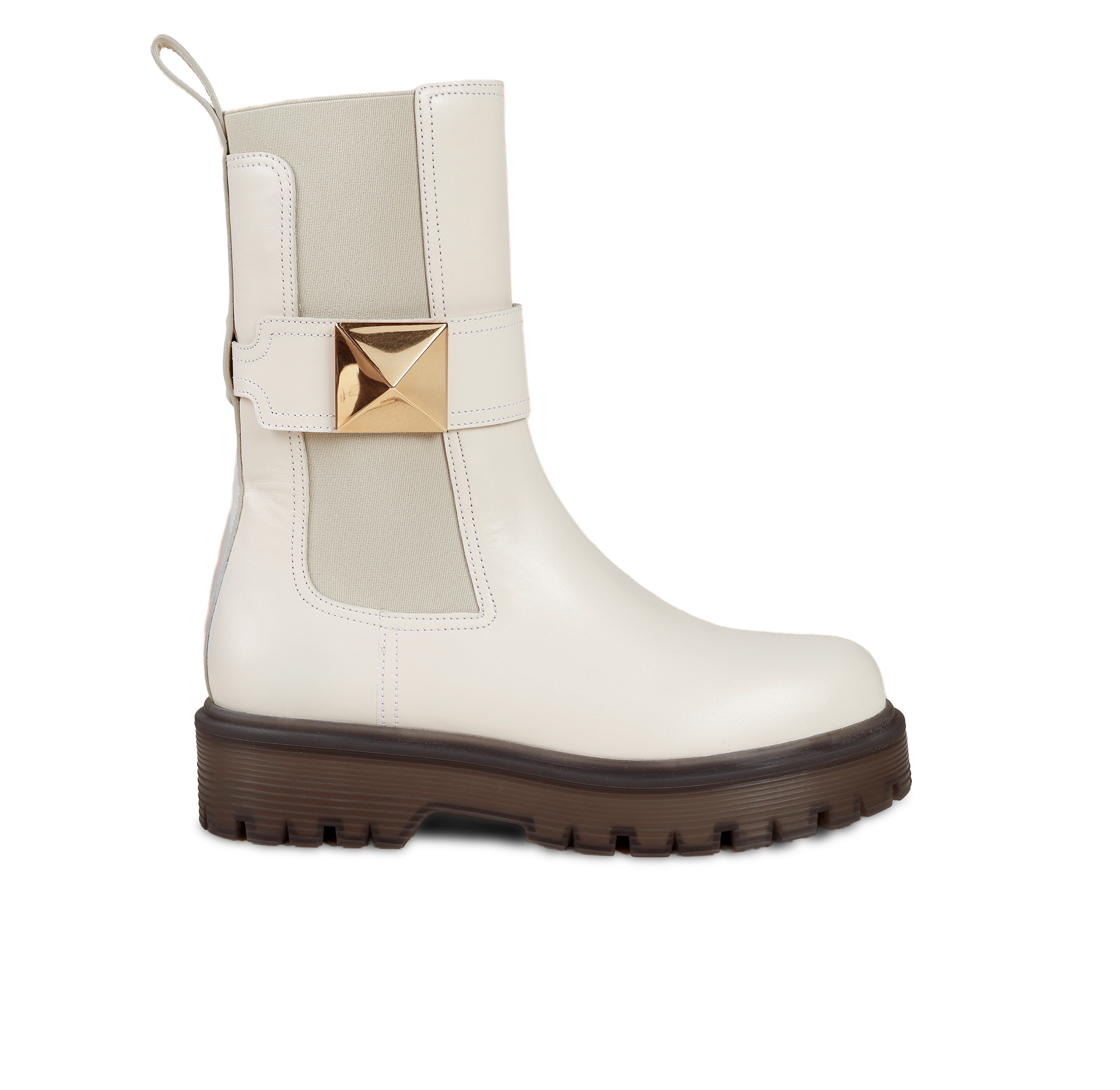 Botas White Valentino Brass Maxi