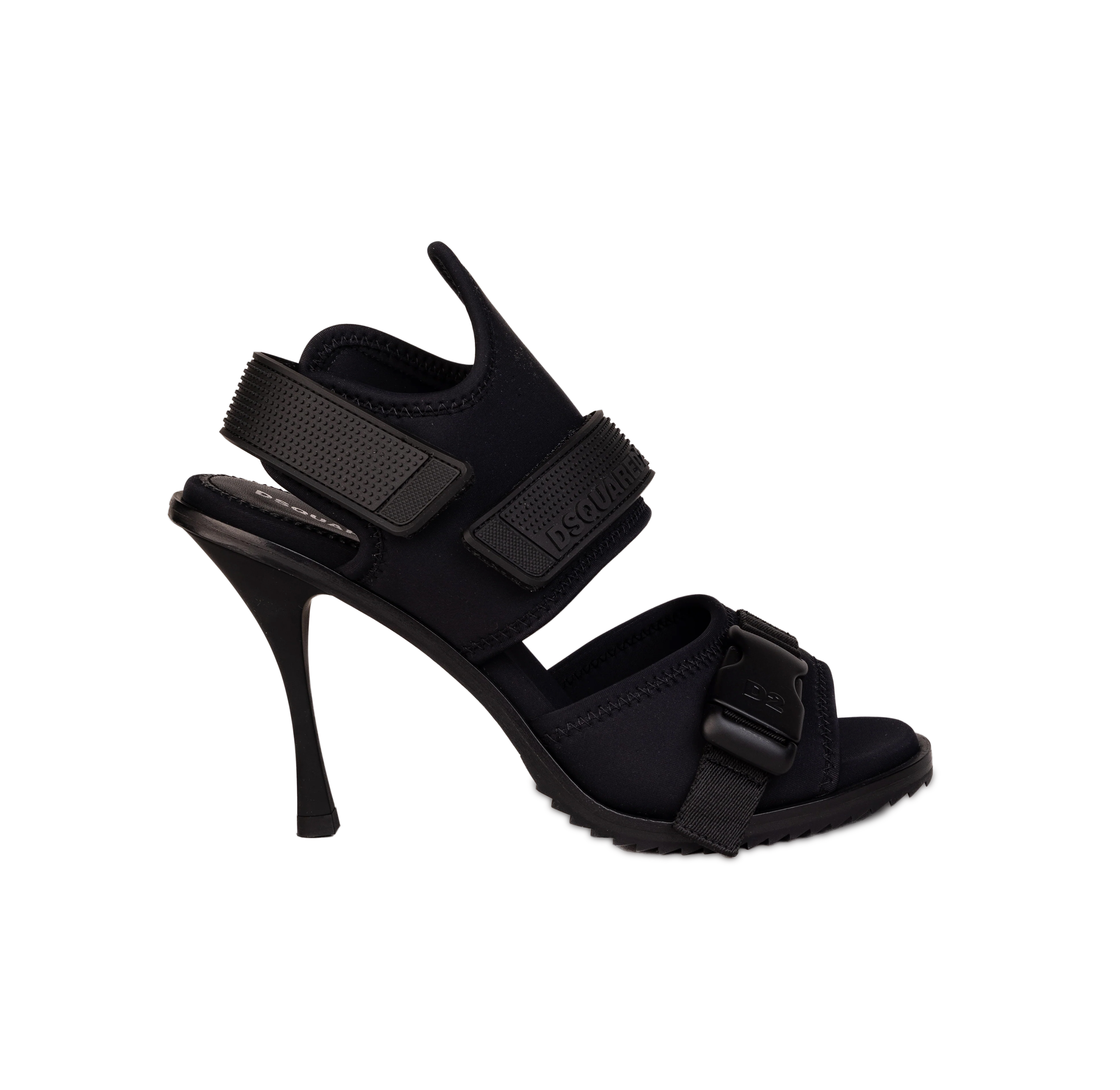 Tacones Negros Black Dsquared2 Logo