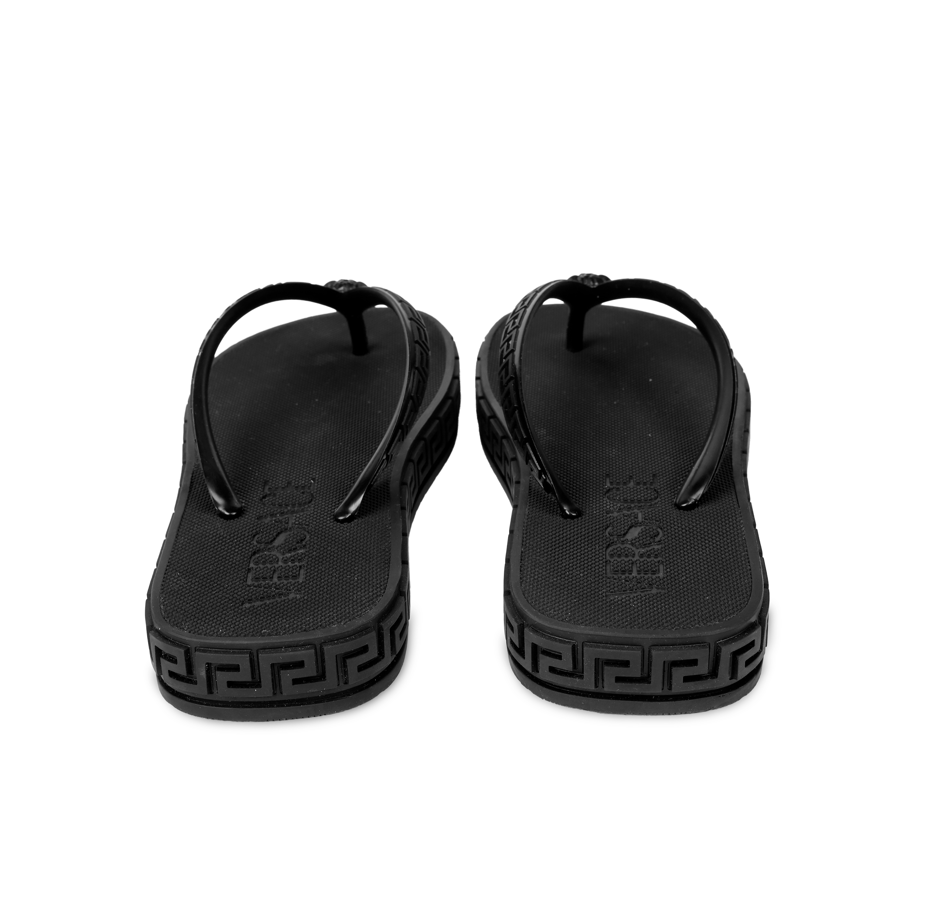 Sandalias Rosadas Versace Rubber Thong