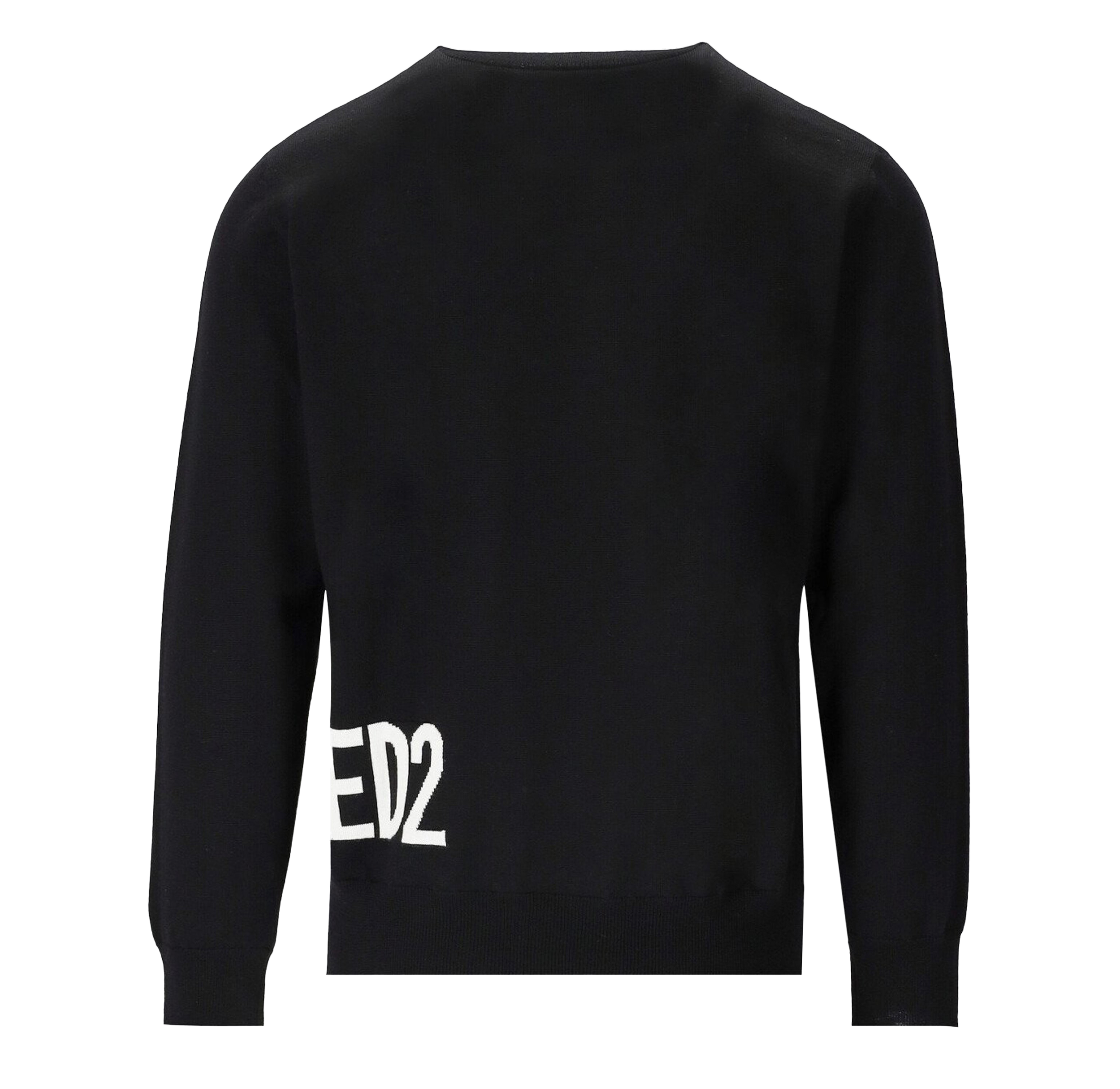 Buzo Negro Dsquared2 Logo