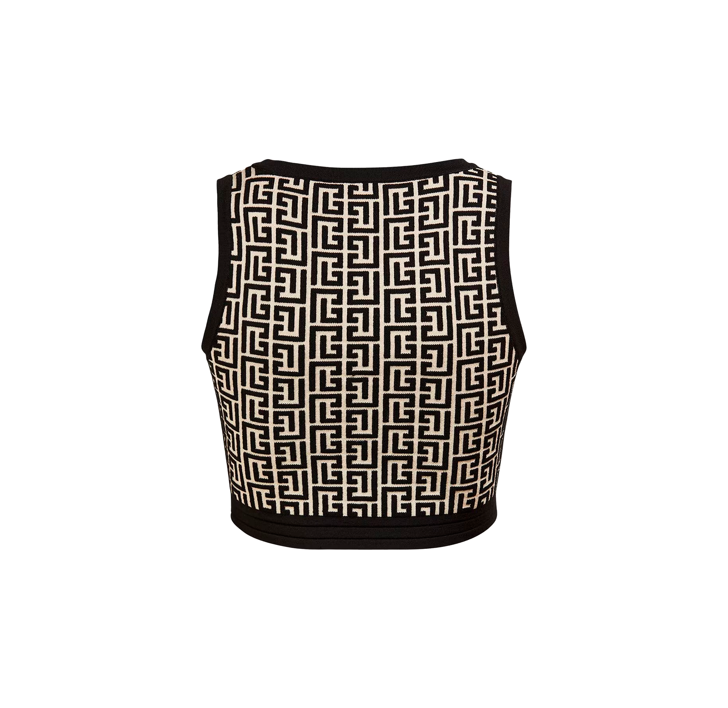 Top Negro Balmain Monogram