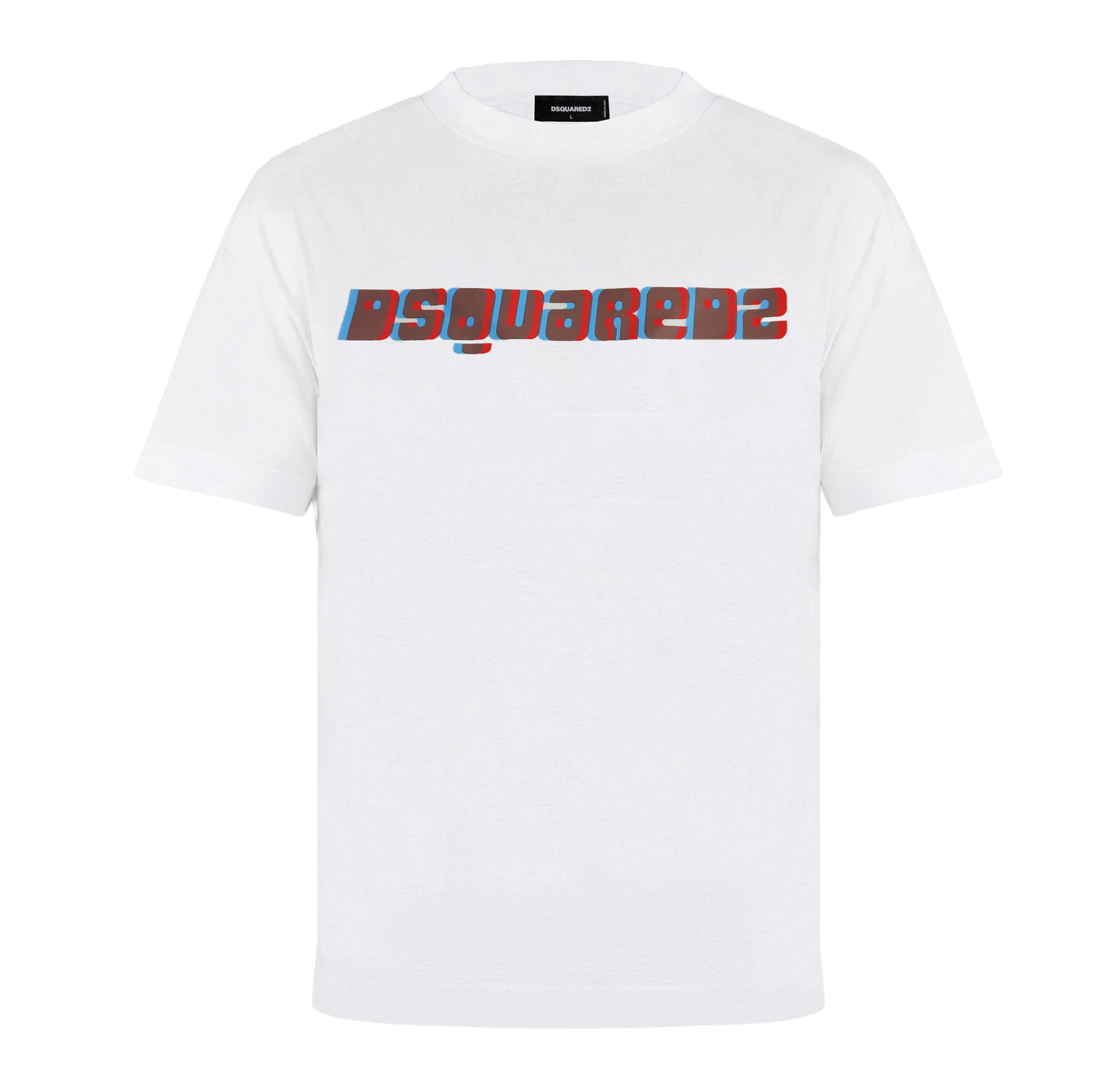 Camiseta Blanca Dsquared2 Vise-Versa Logo