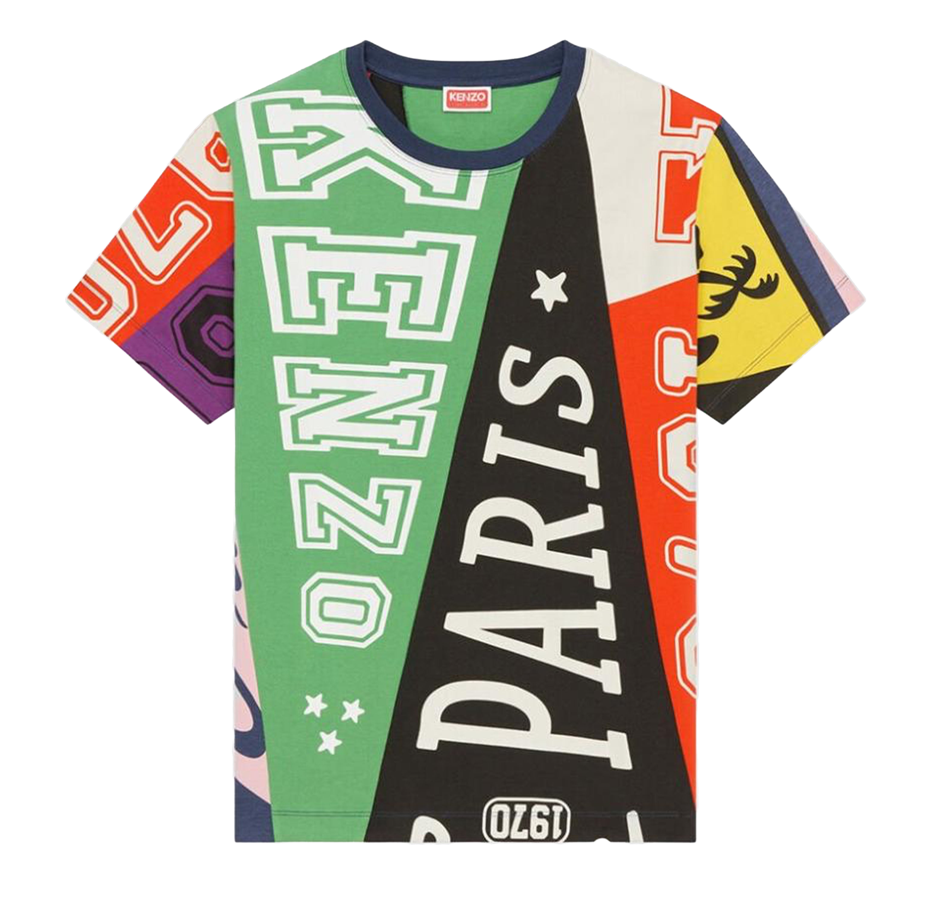 Camiseta Multicolor Kenzo Paris Star
