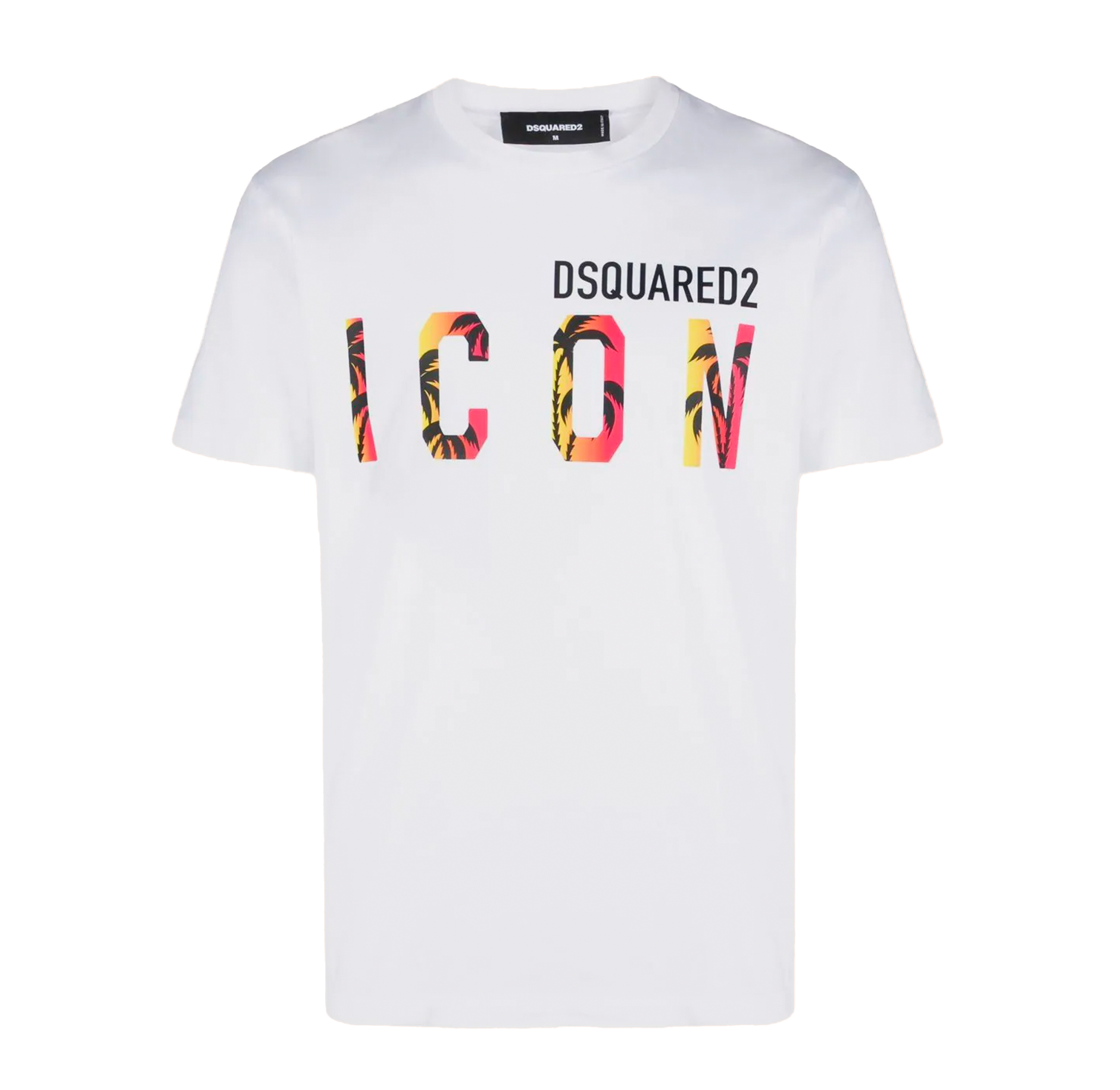 Camiseta Blanca Multicolor Dsquared2 Icon