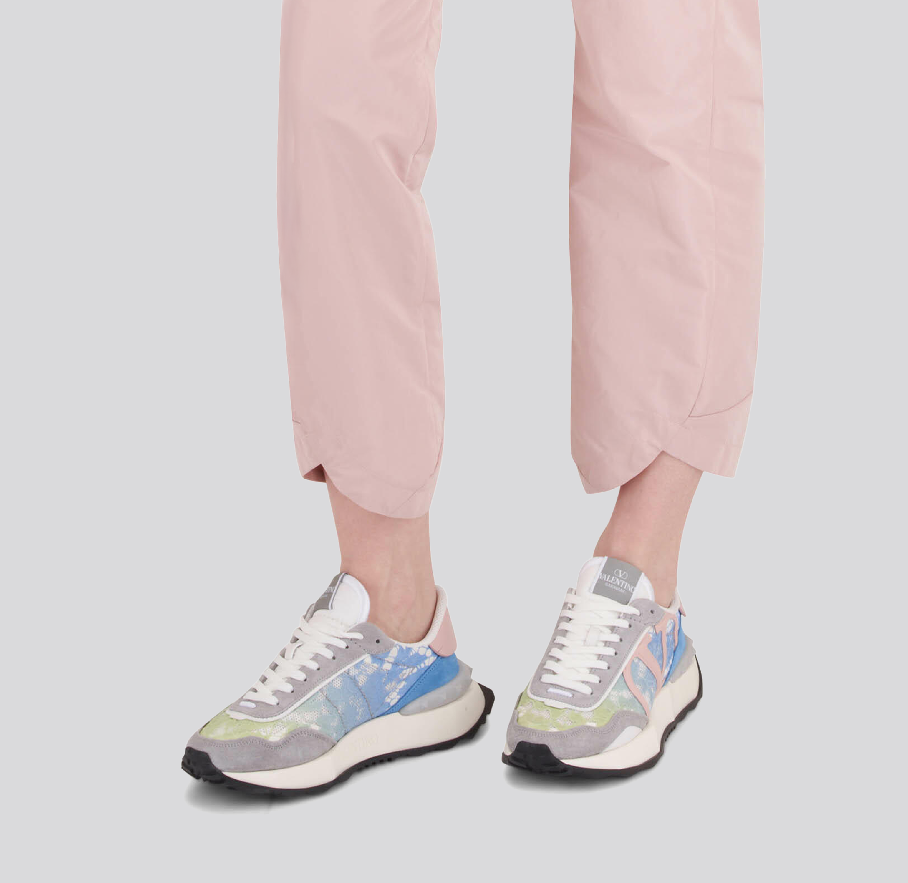 Sneakers Azul Valentino Vlogo Lacerunner