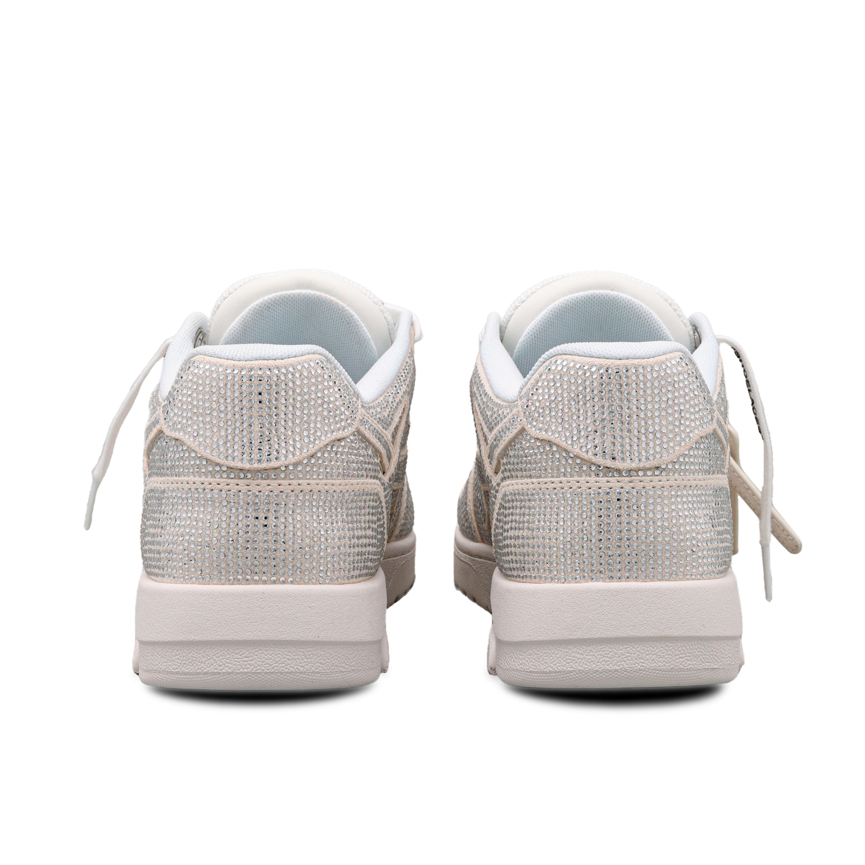 Sneakers Blancos Off-White "OOO" Crystals