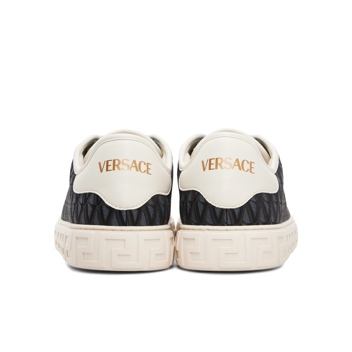 Sneakers Negros Versace Greca Jacquard