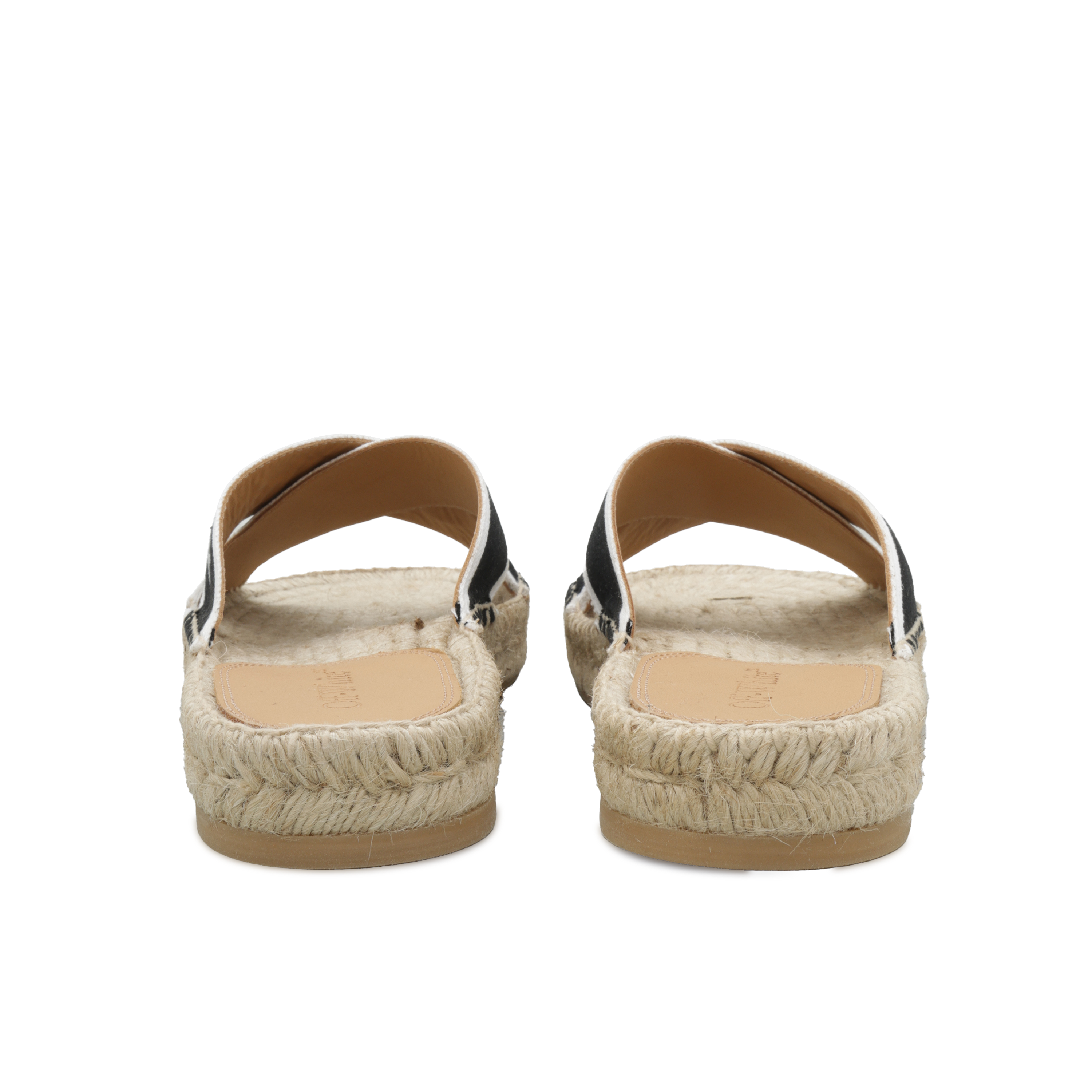 Sandalias Negras Off-White Criss Cross