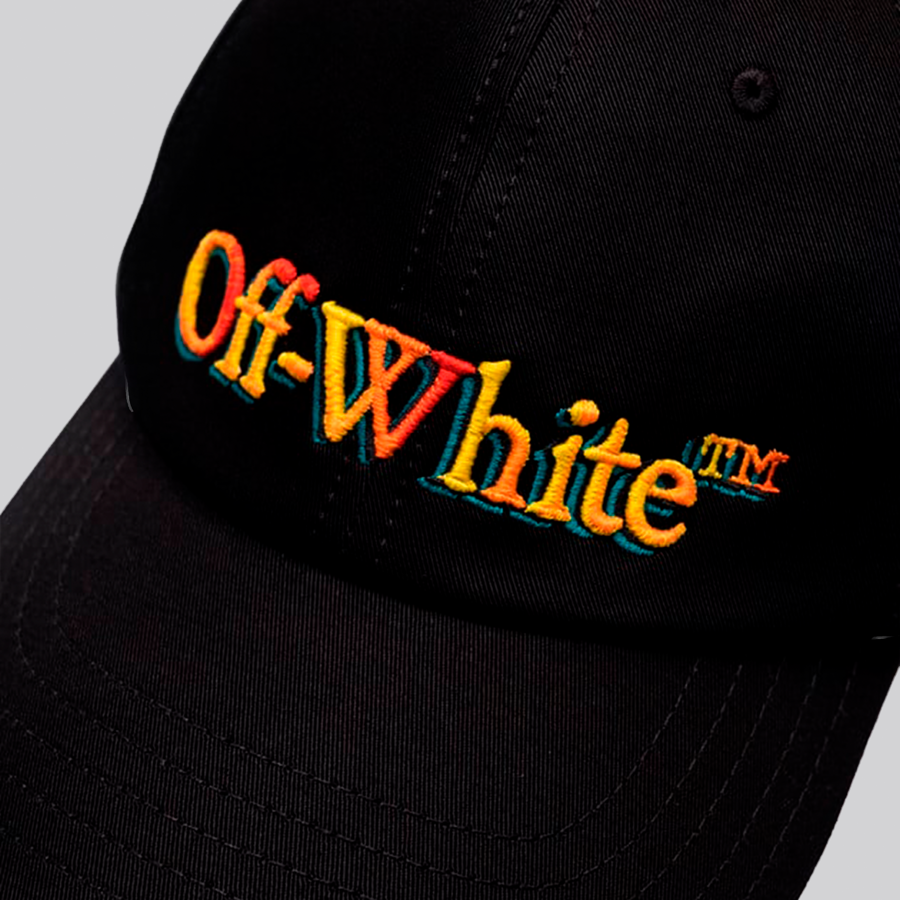 Gorra Negra Off-White Bookish Degrade