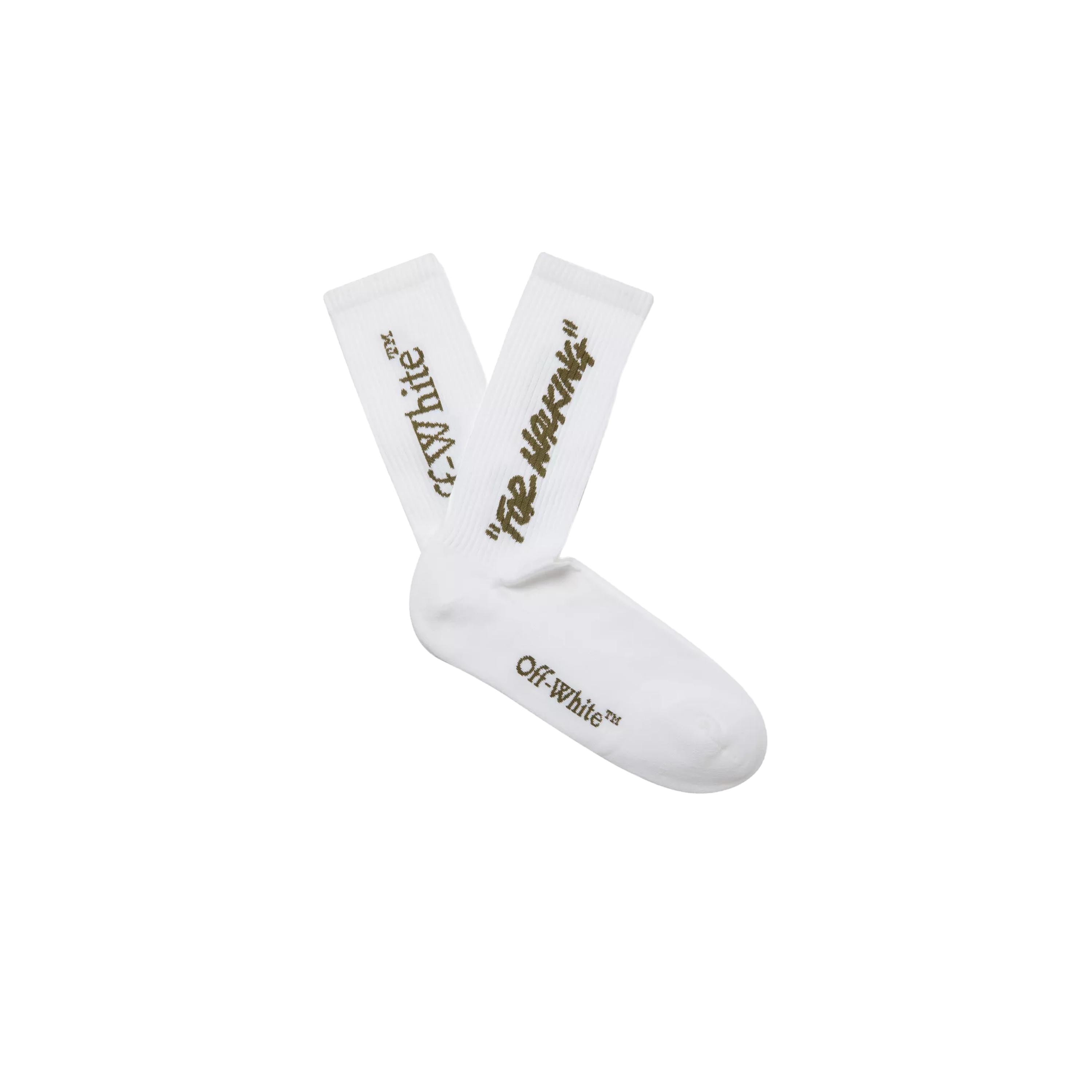 Medias Blancas Off-White For Walking