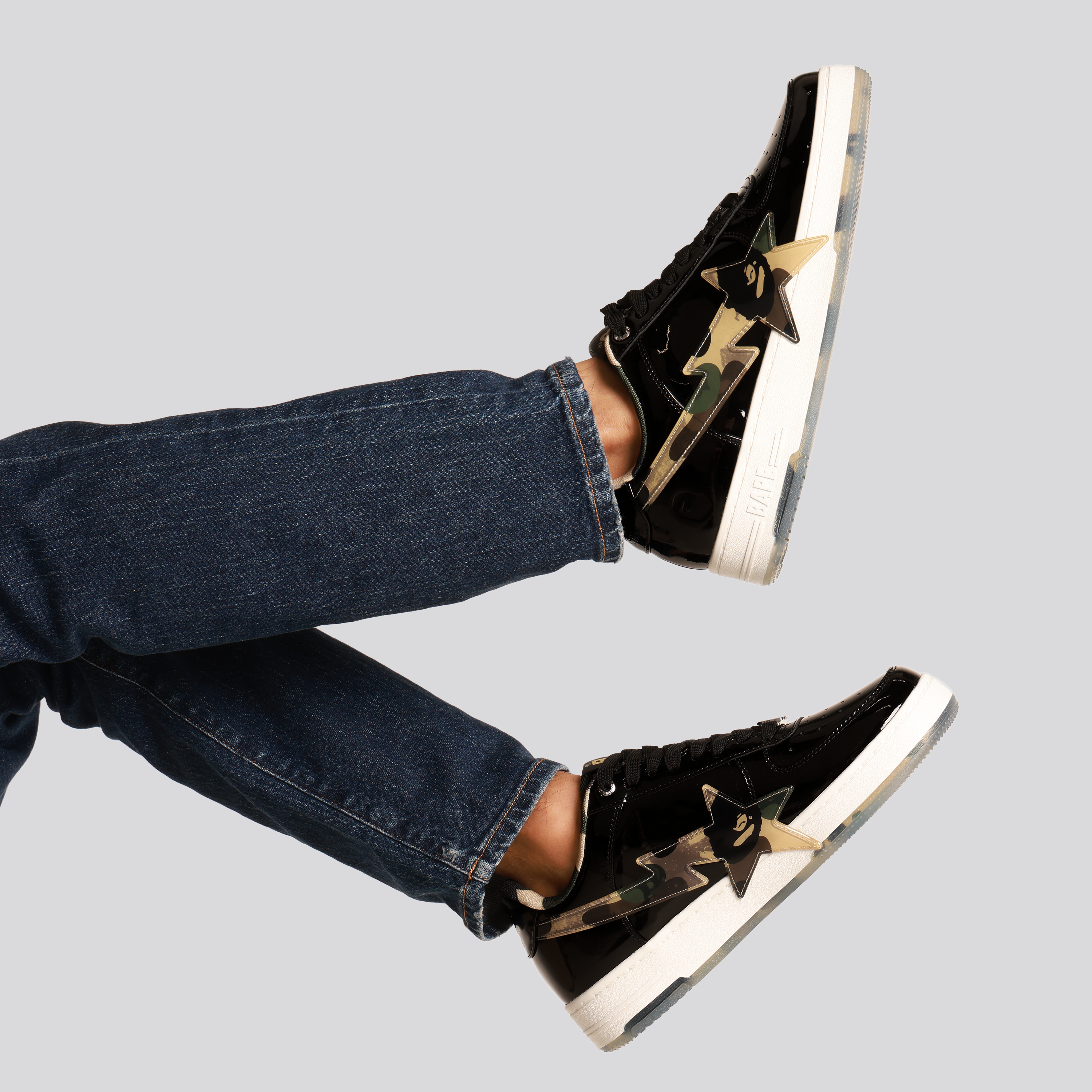 Sneakers Negros Bape Sta Os #2