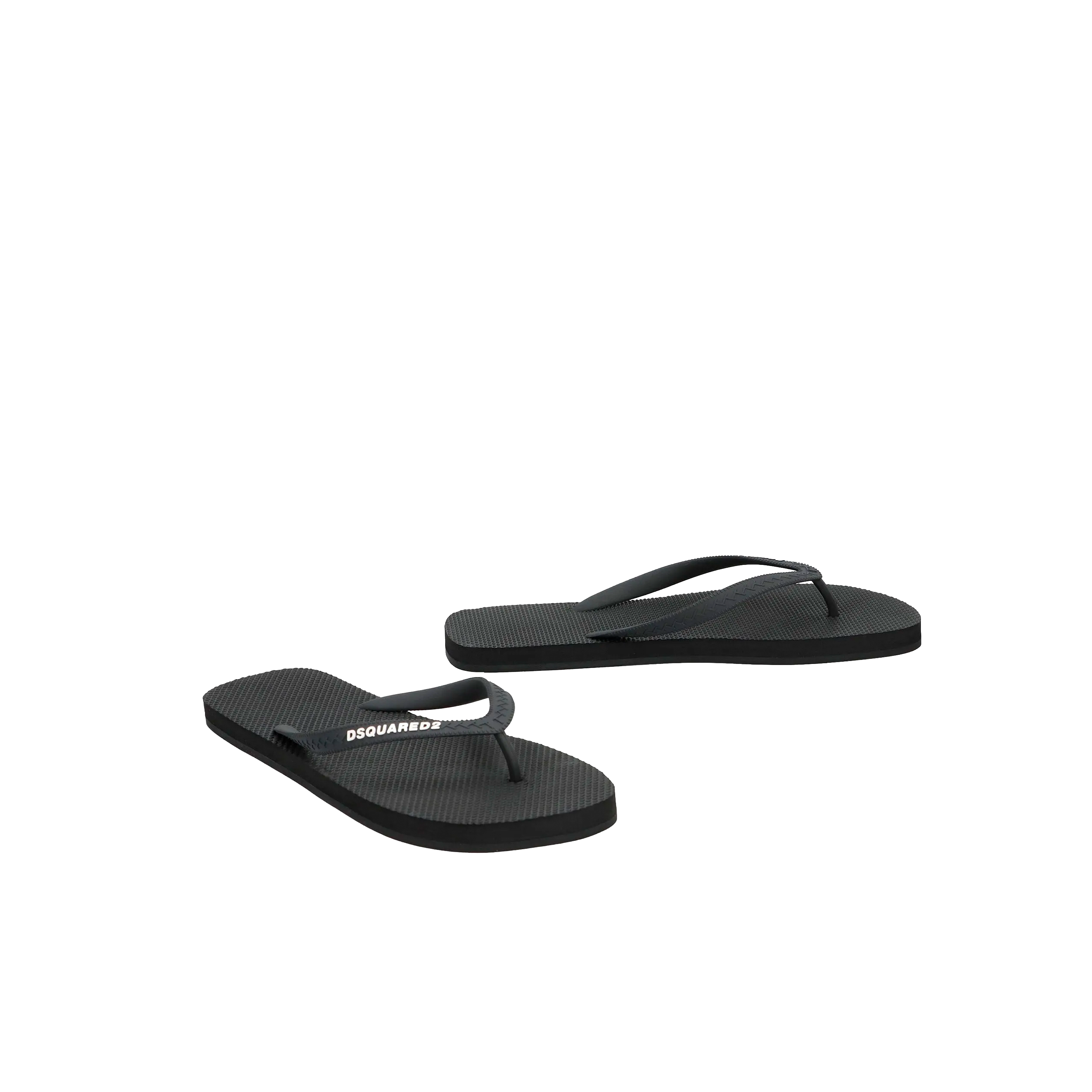 Sandalias Negras Dsquared2 Sandals Black D2 Flip Flops