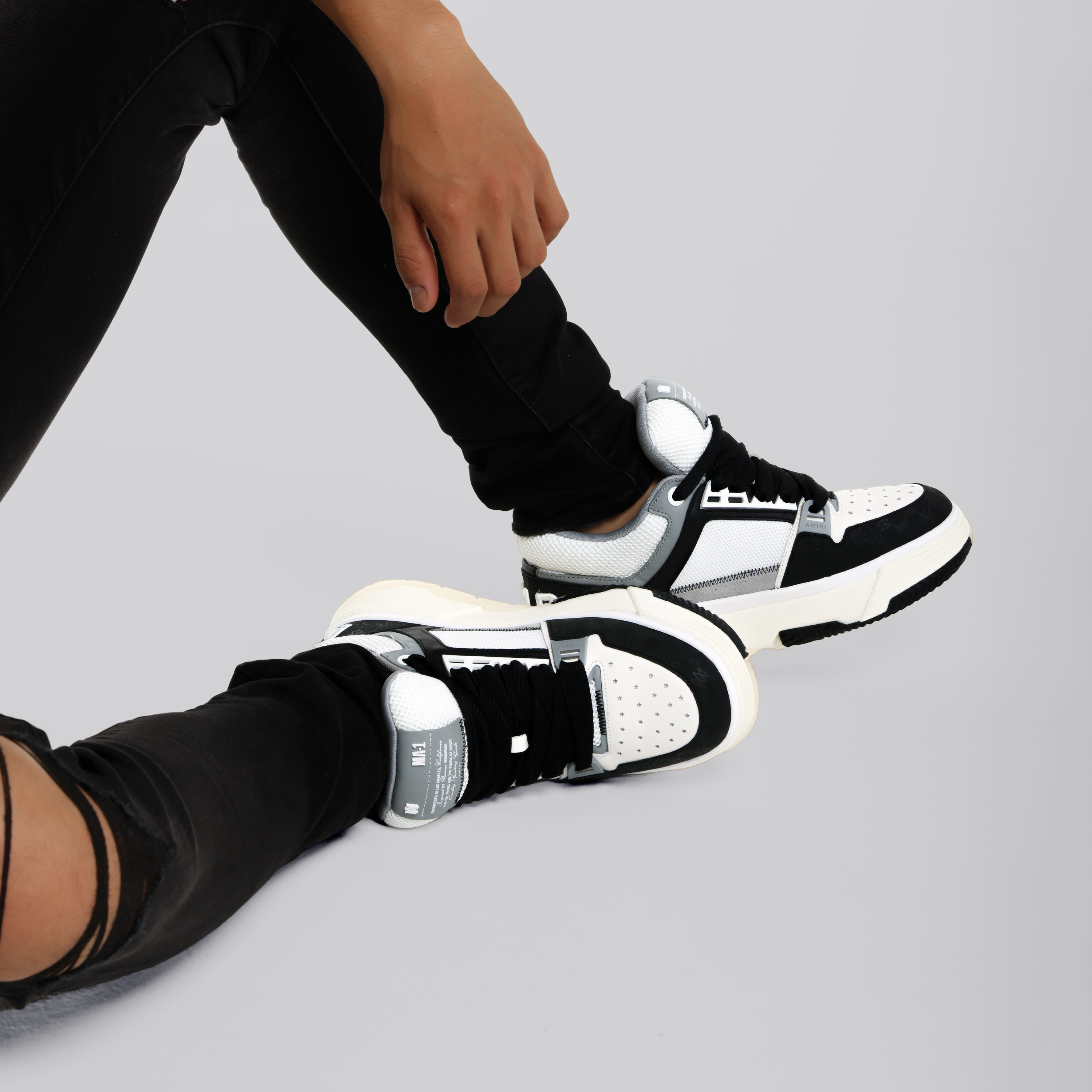 Sneakers Negros AMIRI Debossed Nubuck MA-1