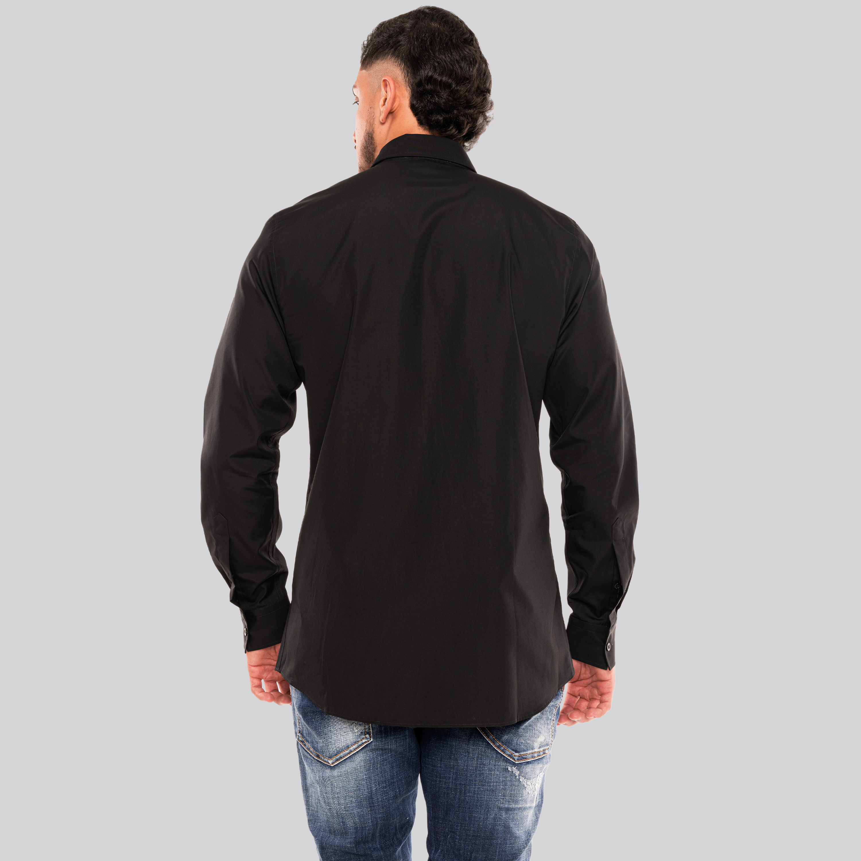 Camisa Negra Moschino Teddy