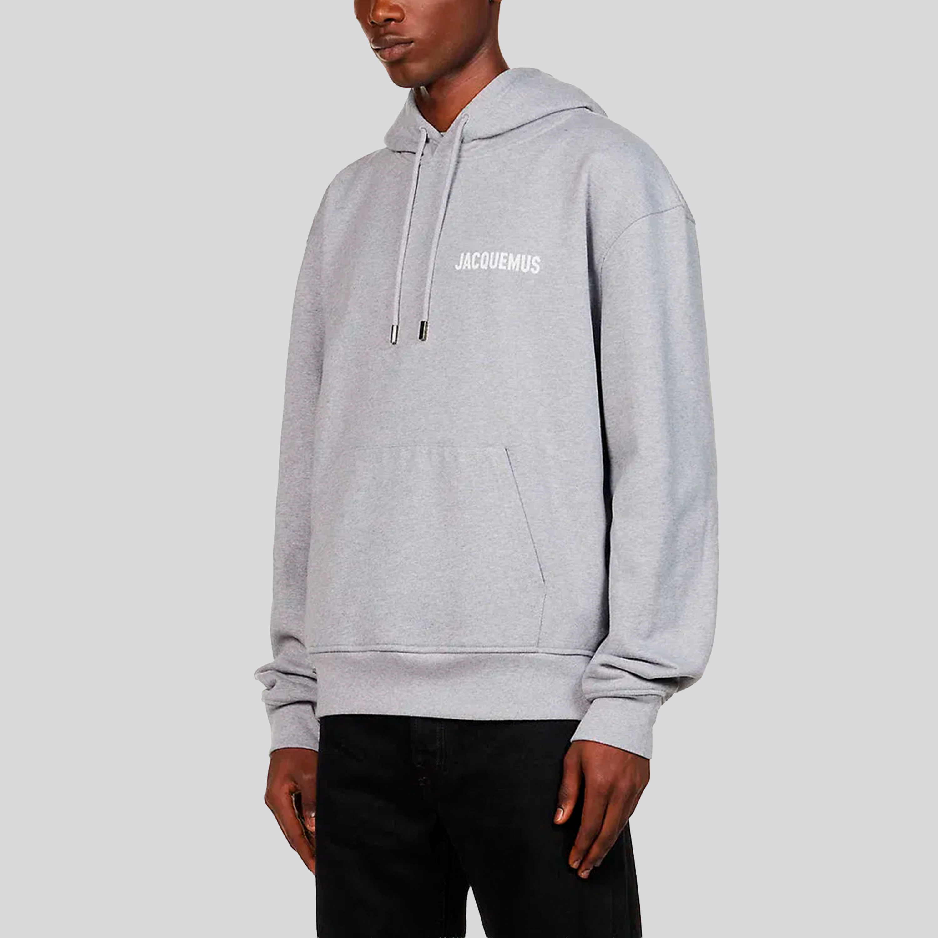 Buzo Gris Jacquemus Logo Print