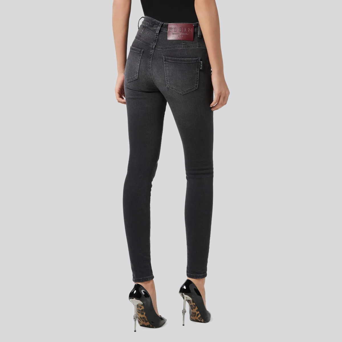 Jeans Negro Philipp Plein Waist