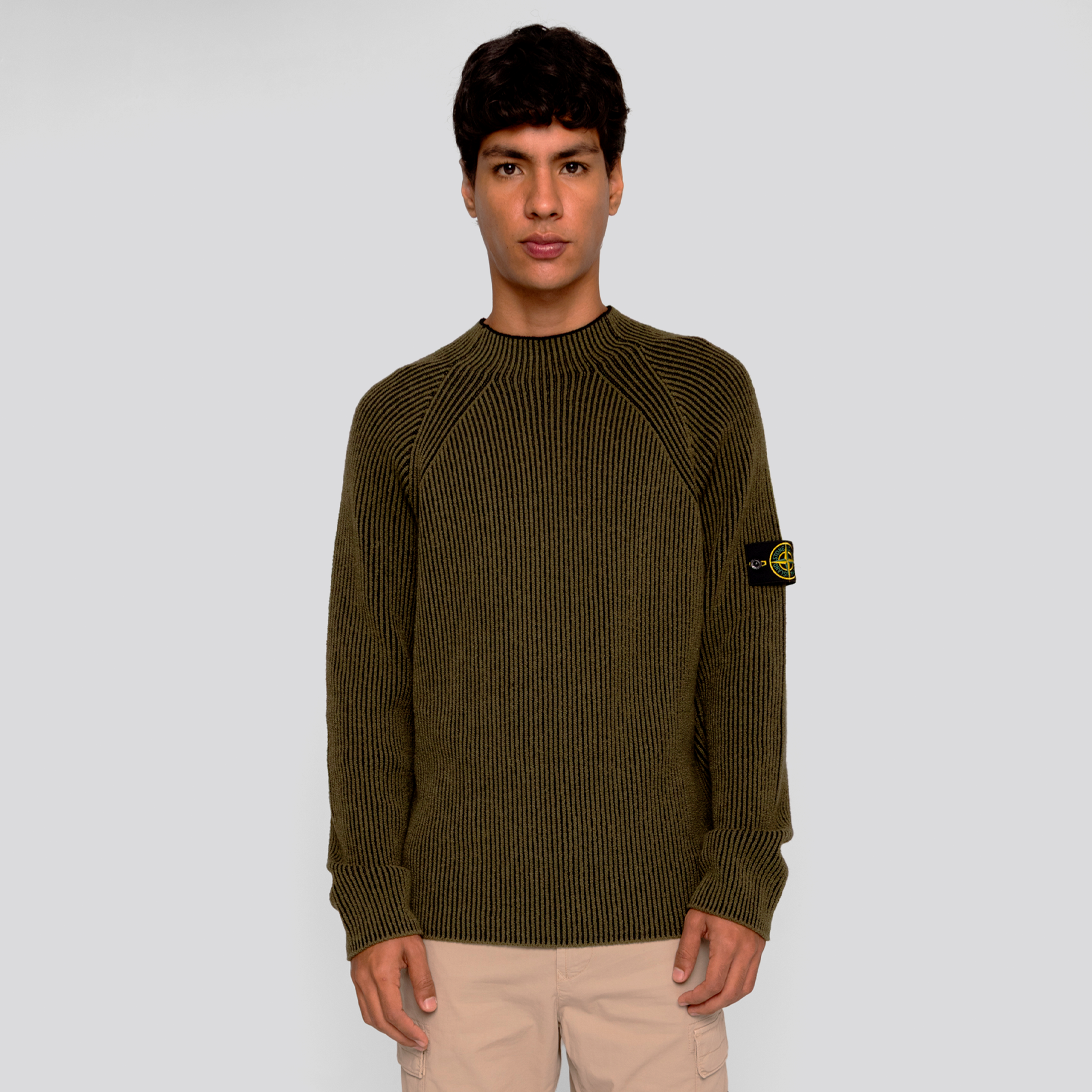 Buzo Verde Stone Island Virgin Wool