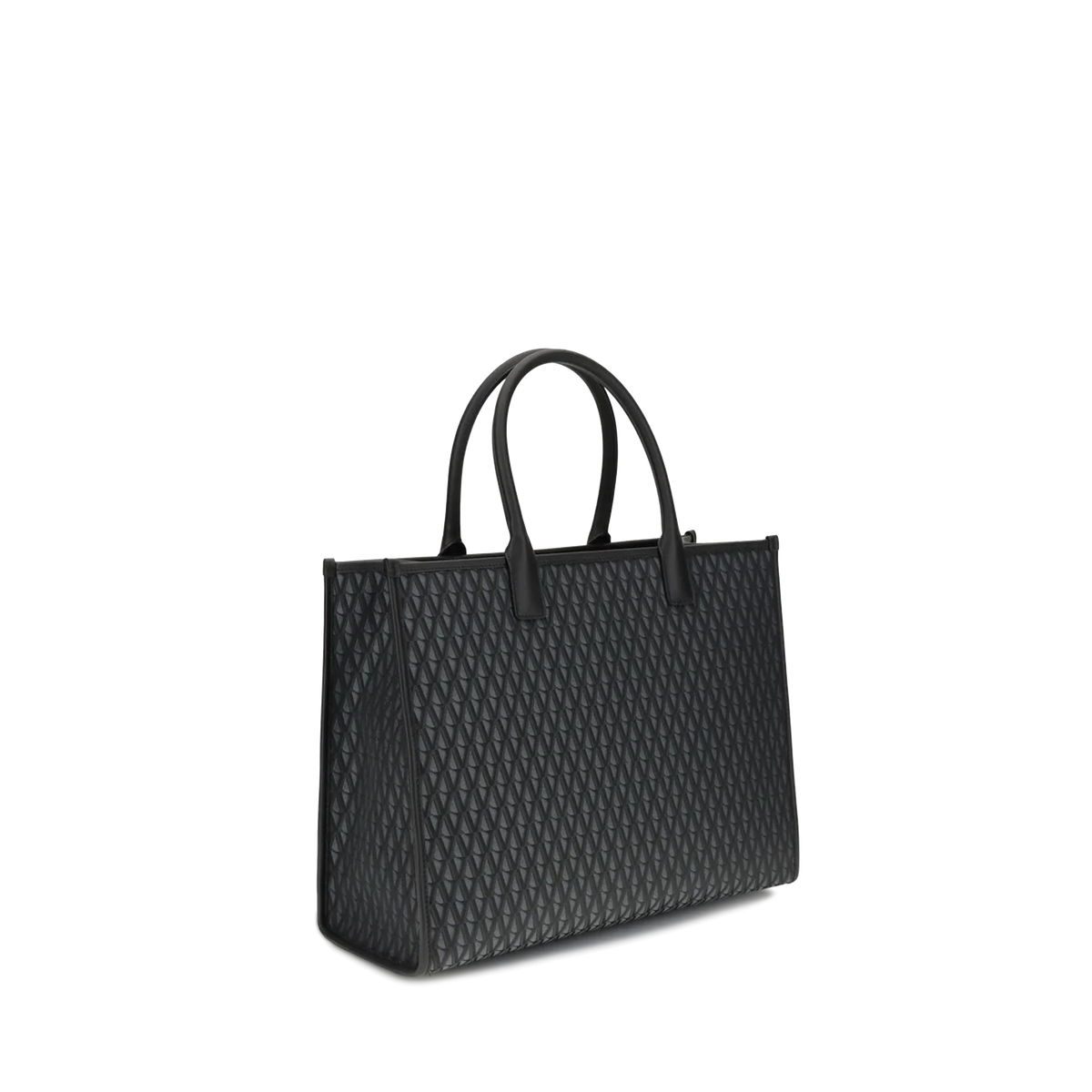 Cartera Negra Versace V Jacquard Tote