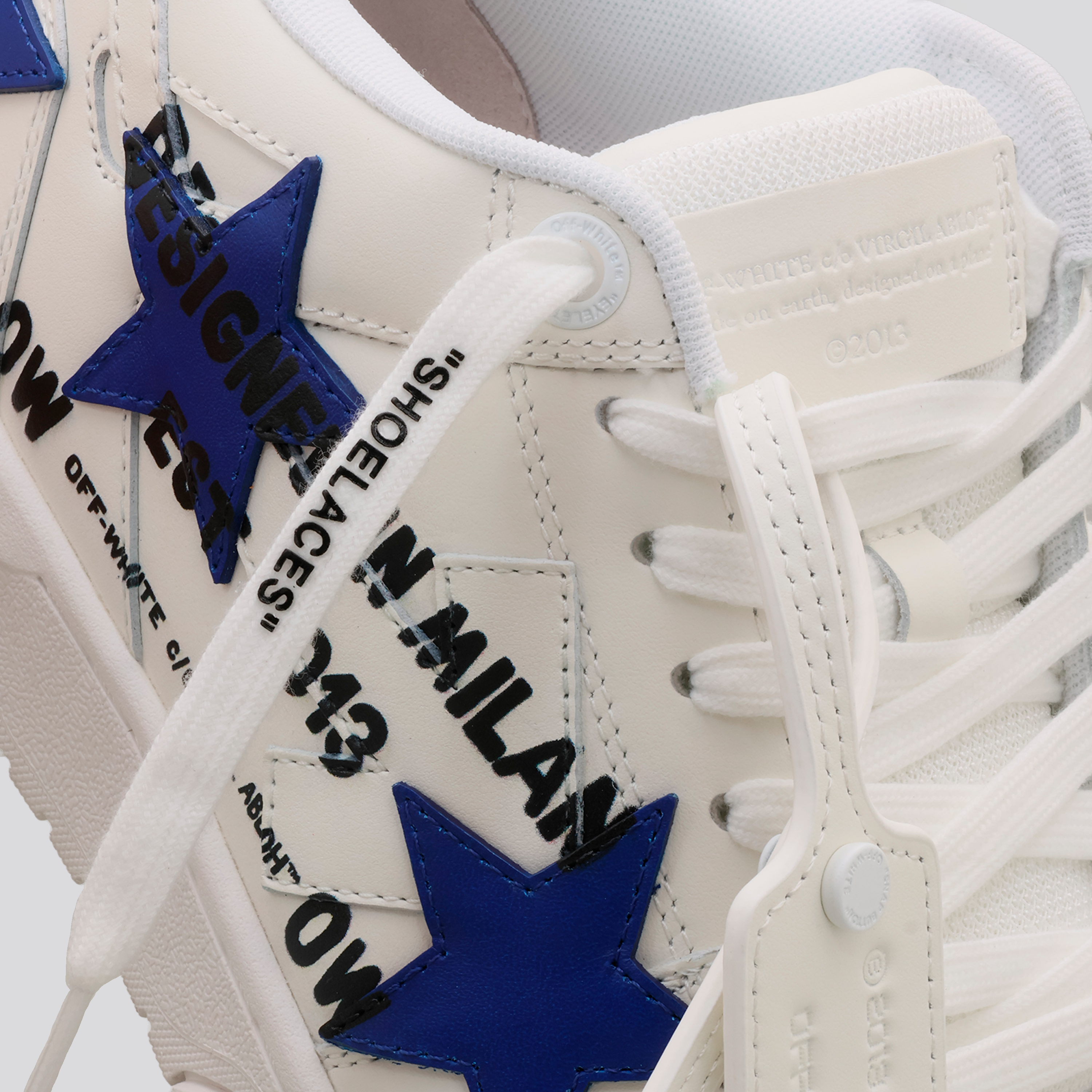 Sneakers Blancos Off-White "OOO" Animation