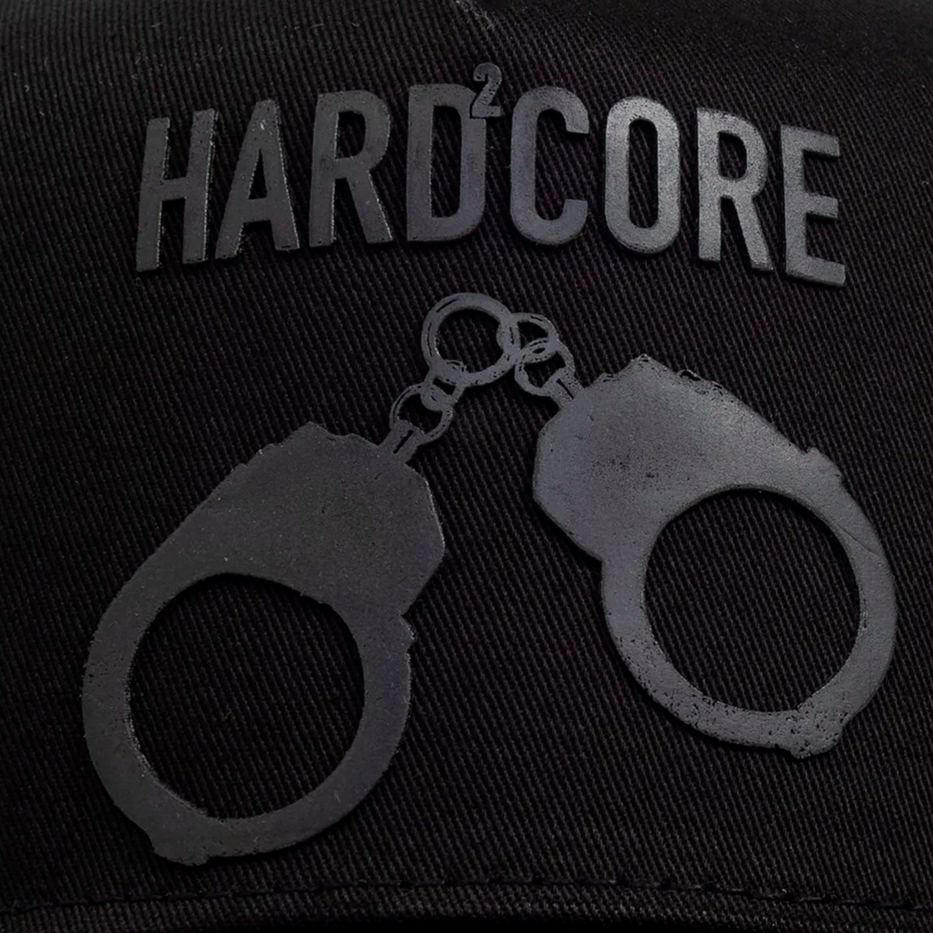 Gorra Negra Dsquared2 Handcufs