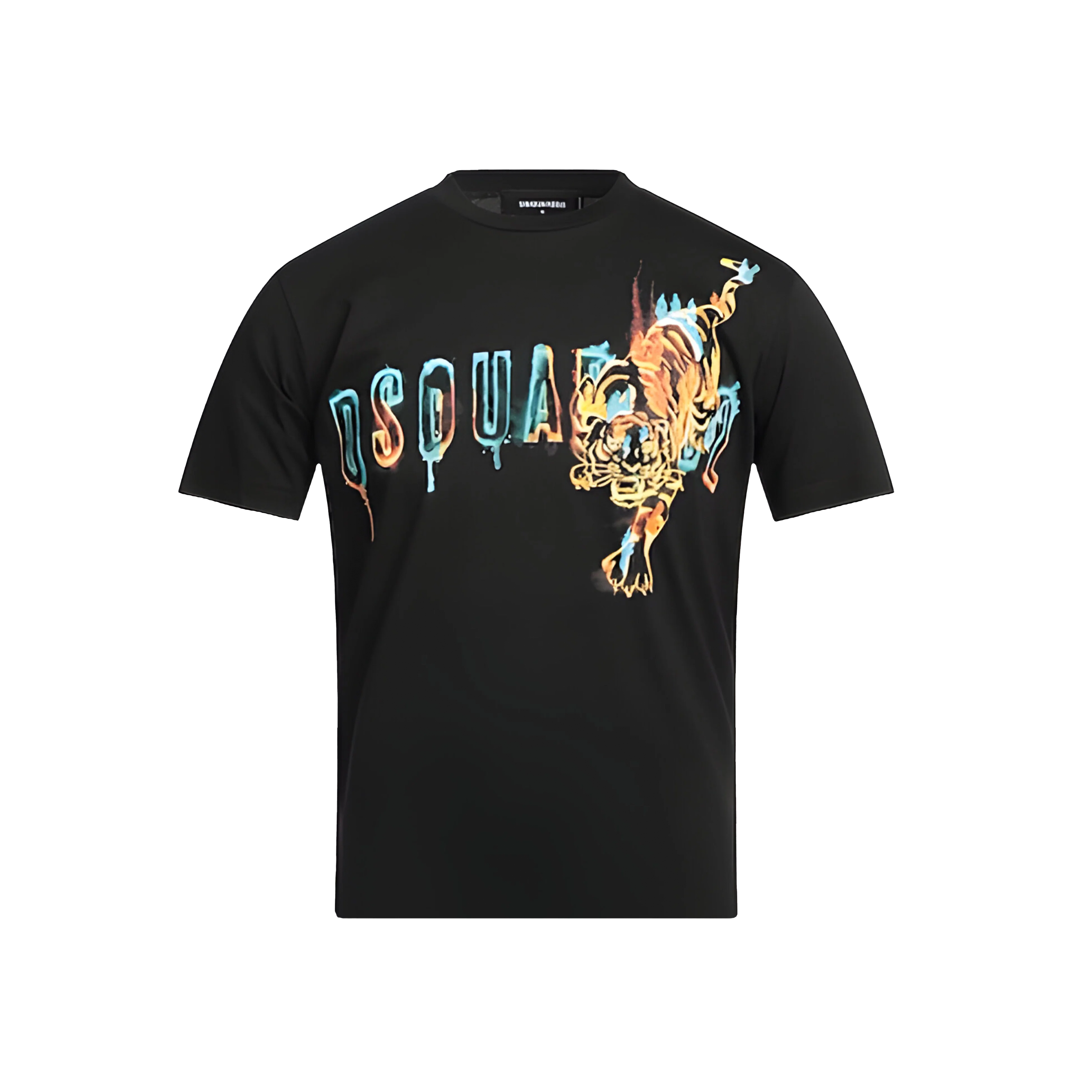 Camiseta Negra Dsquared2 Tiger W