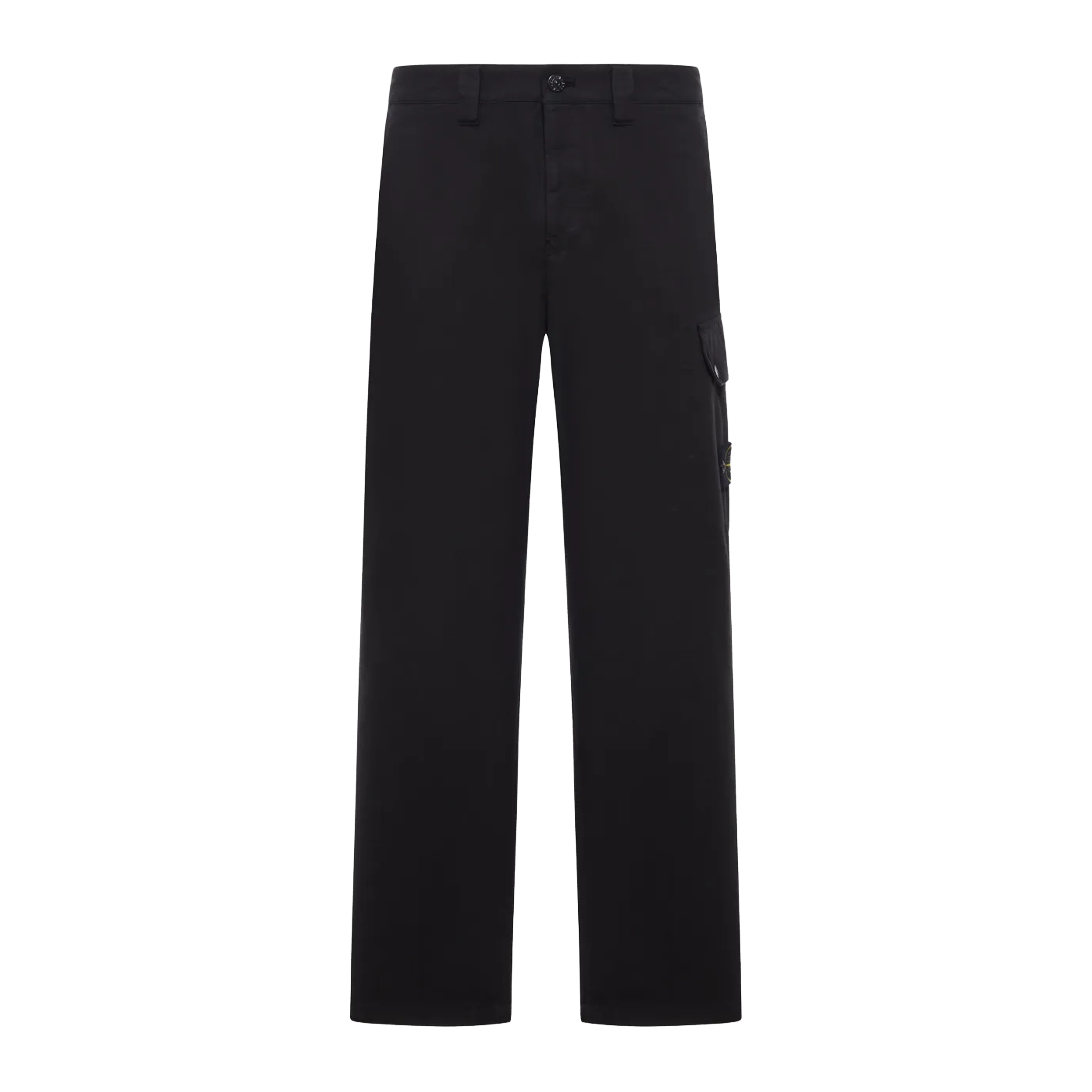 Pantalón Negro Stone Island Side Pocket