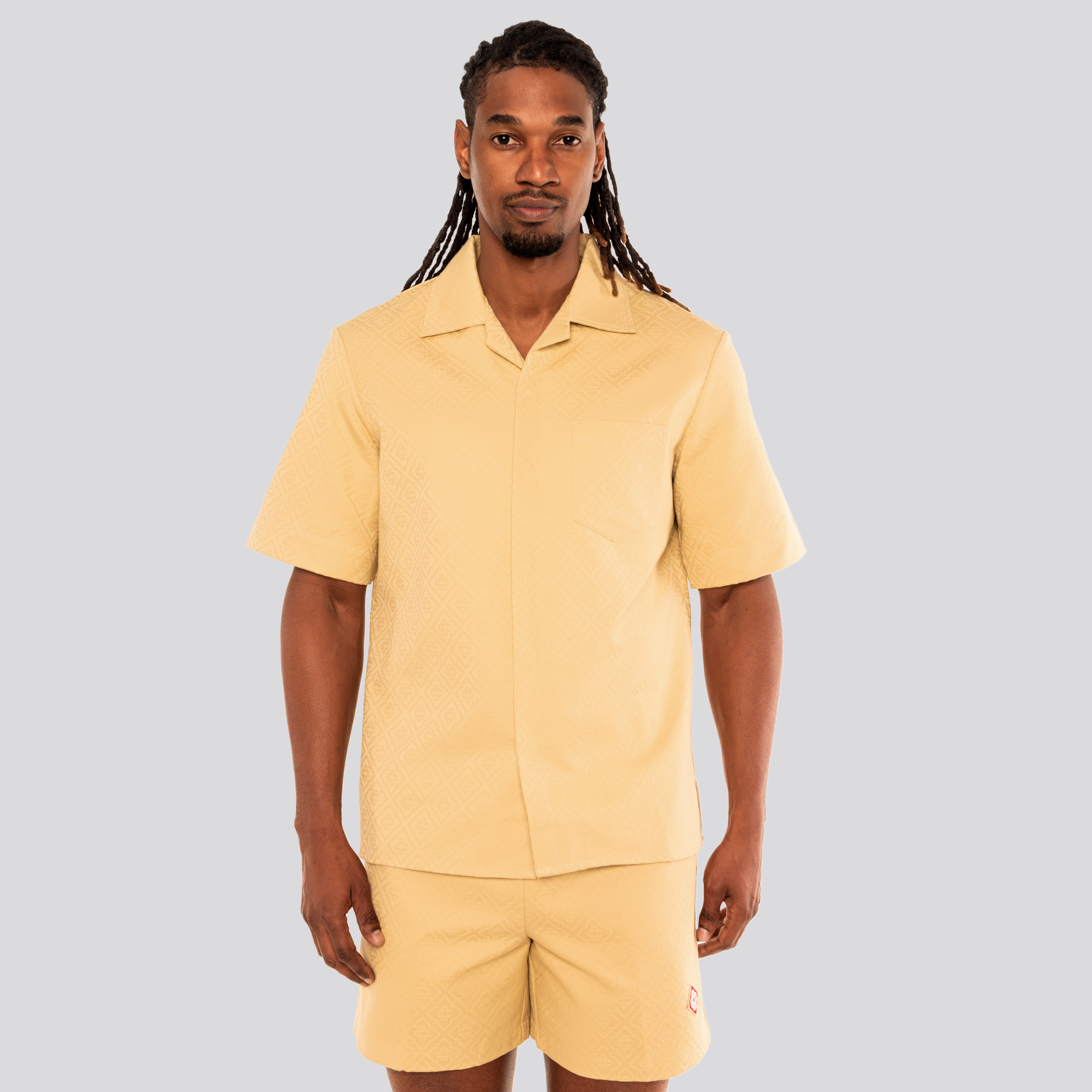 Short Beige Casablanca Monogram