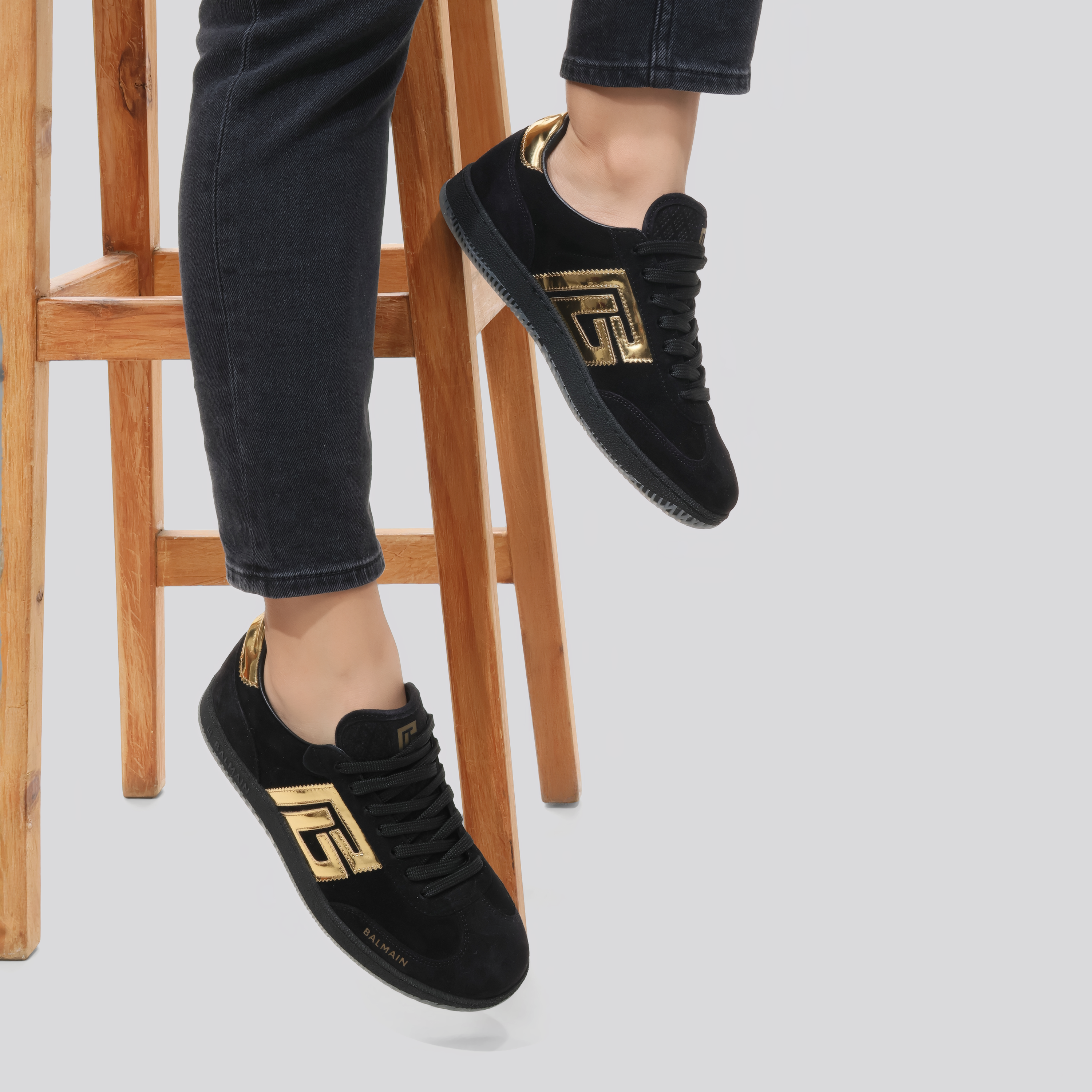 Sneakers Negros Balmain Mirror