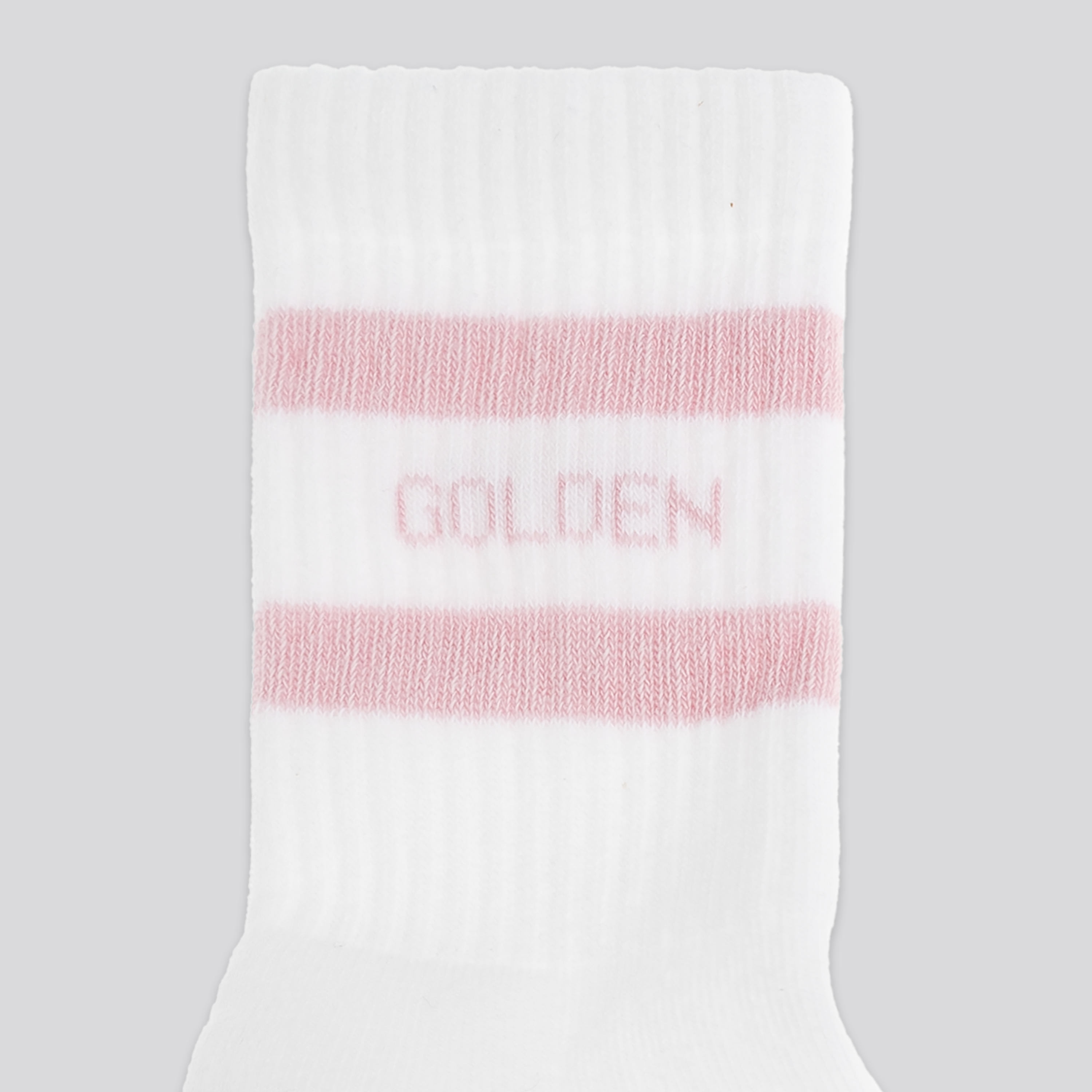 Medias Blancas Rosa Golden Goose