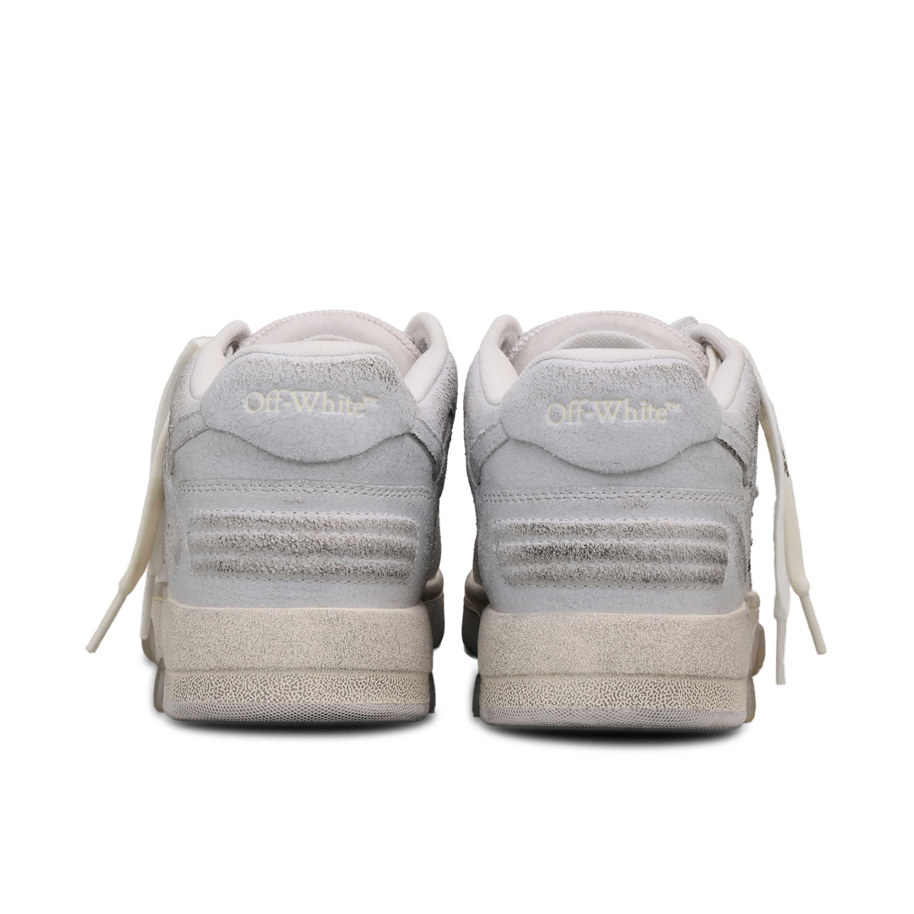 Sneakers Blancos Off-White "OOO" Vintage Leather