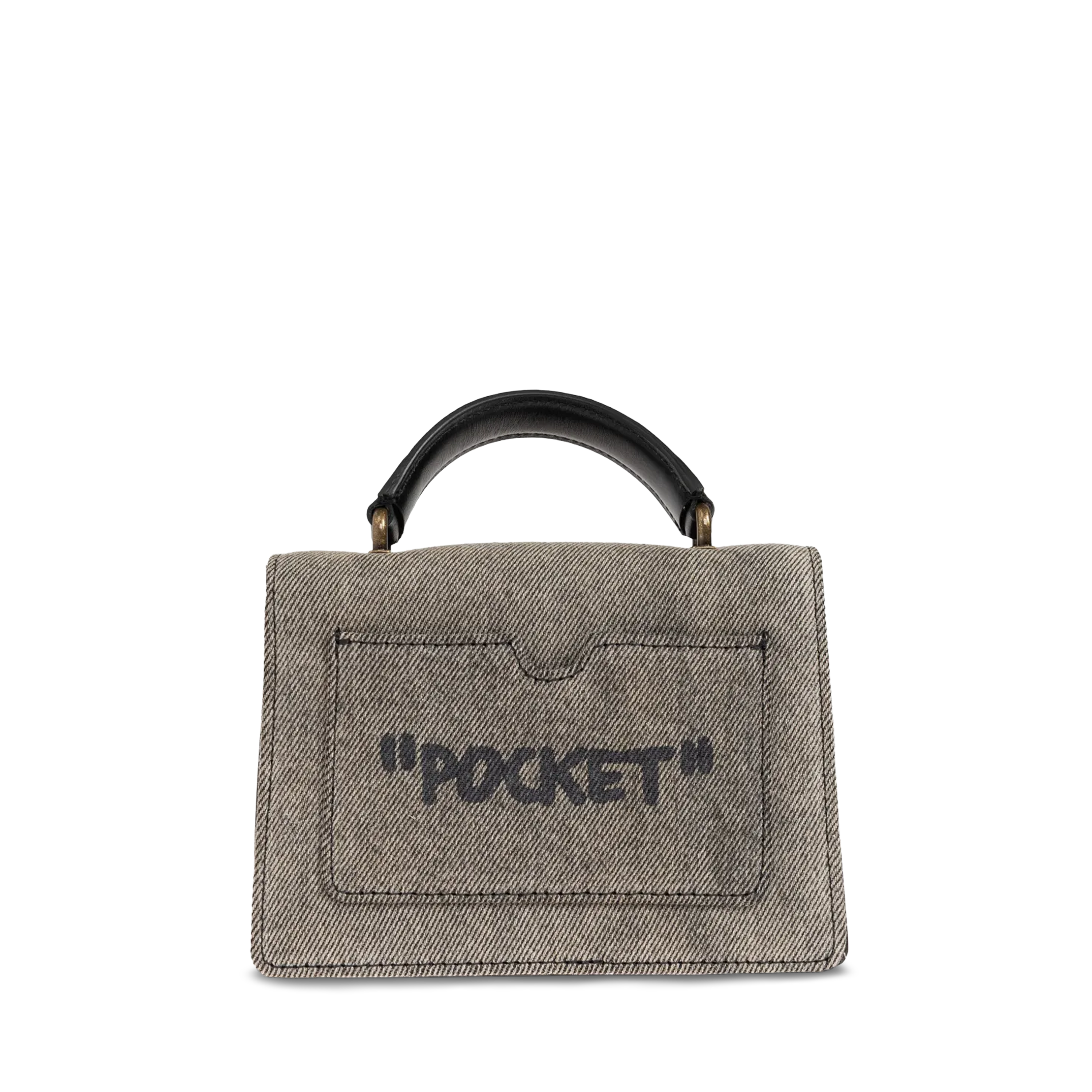 Cartera Verde Off-White Jitney “Pocket”