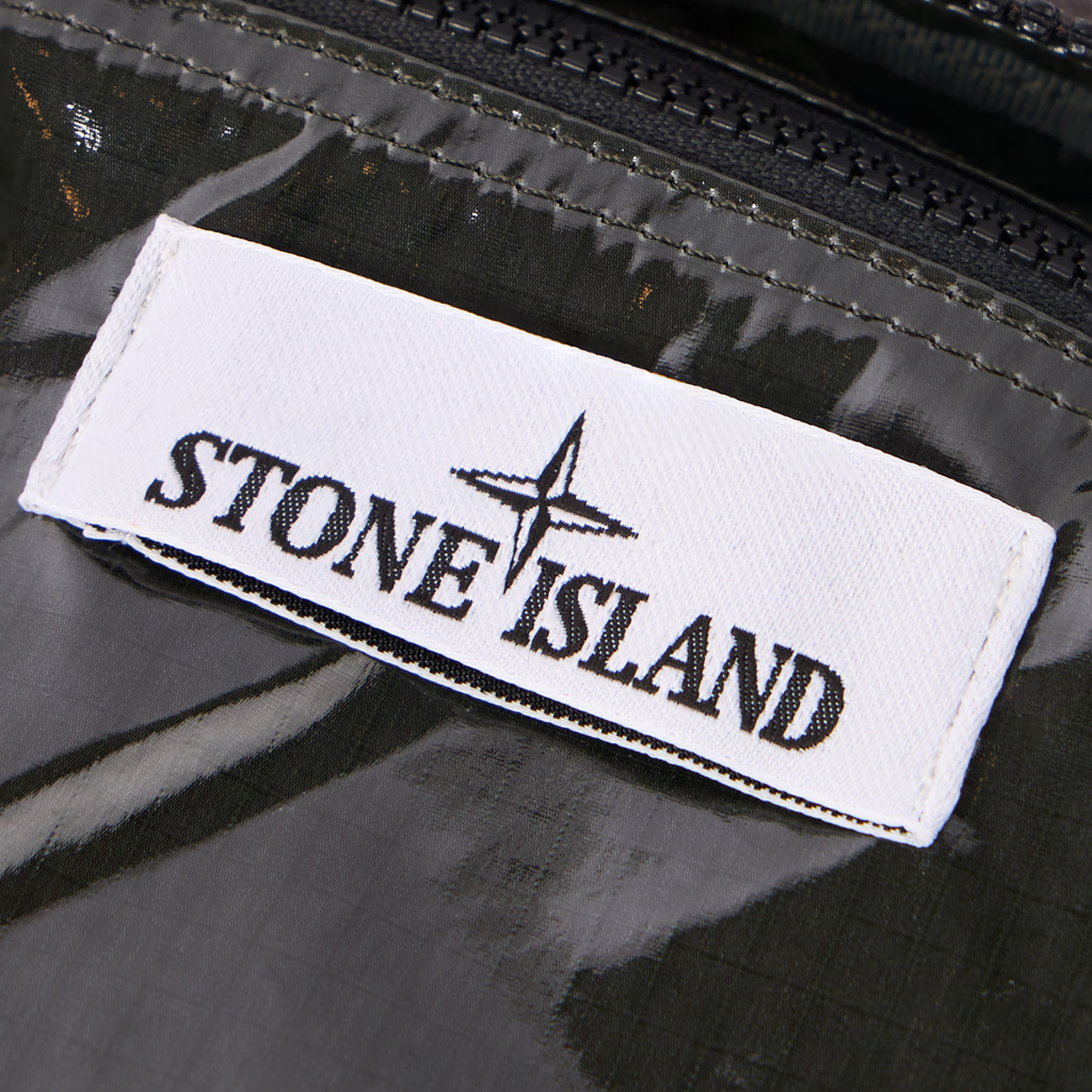 Bolso Negro Stone Island Patch