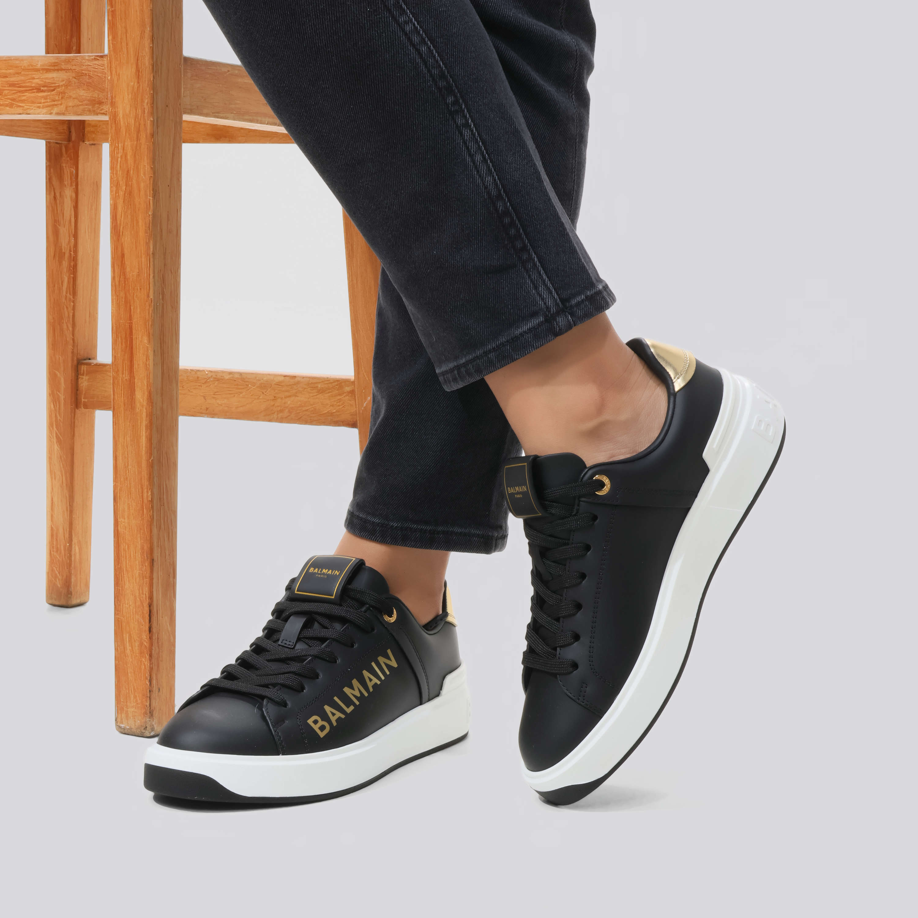 Sneakers Negros Balmain B-Court