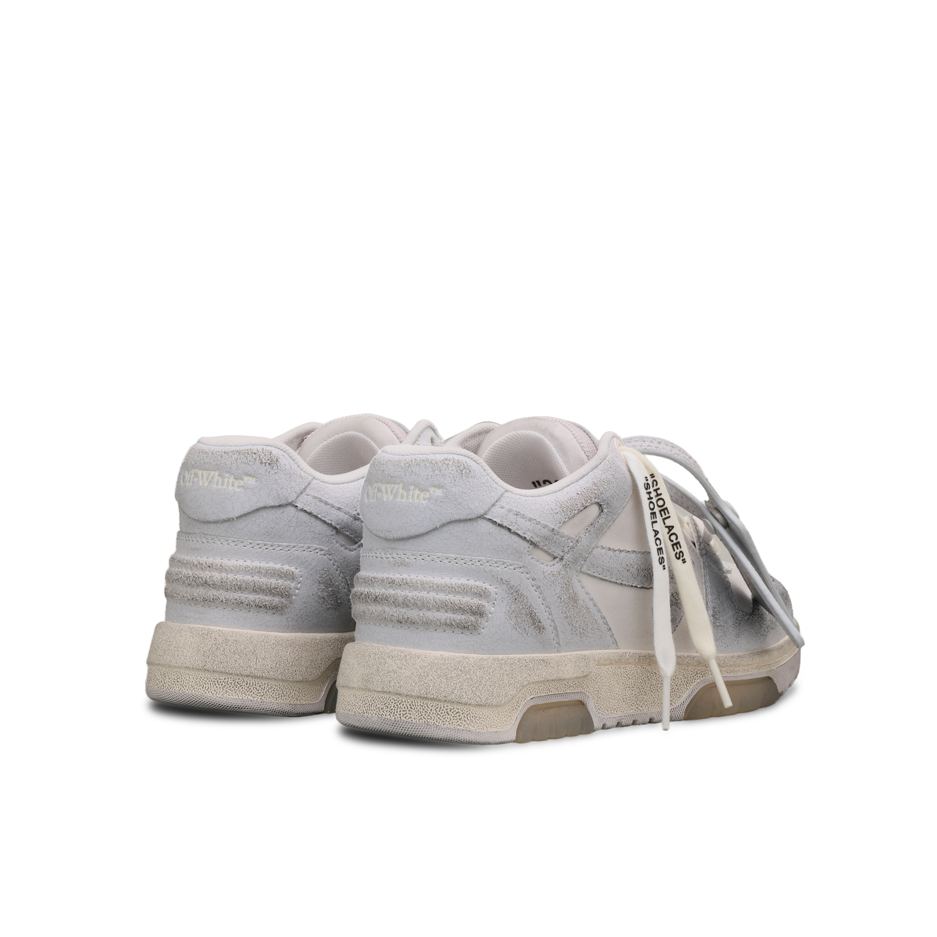 Sneakers Blancos Off-White "OOO" Vintage Leather