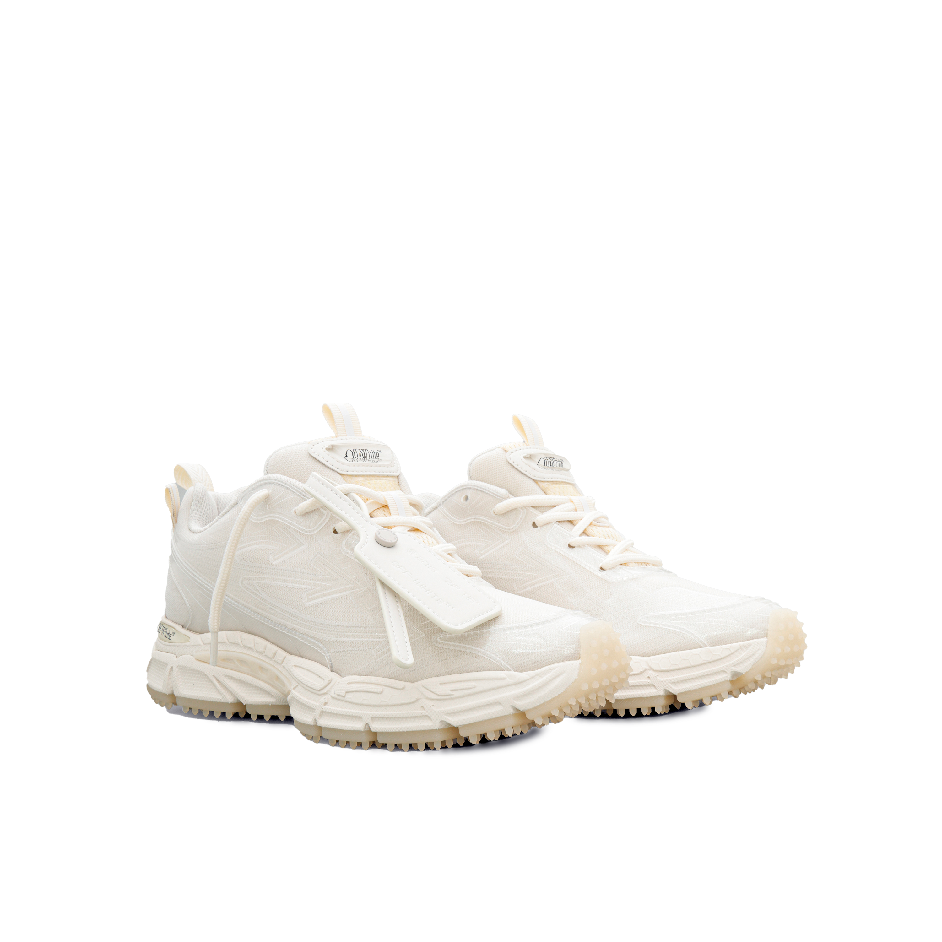 Sneakers Beige Off-White Translucent "Be Right Back"