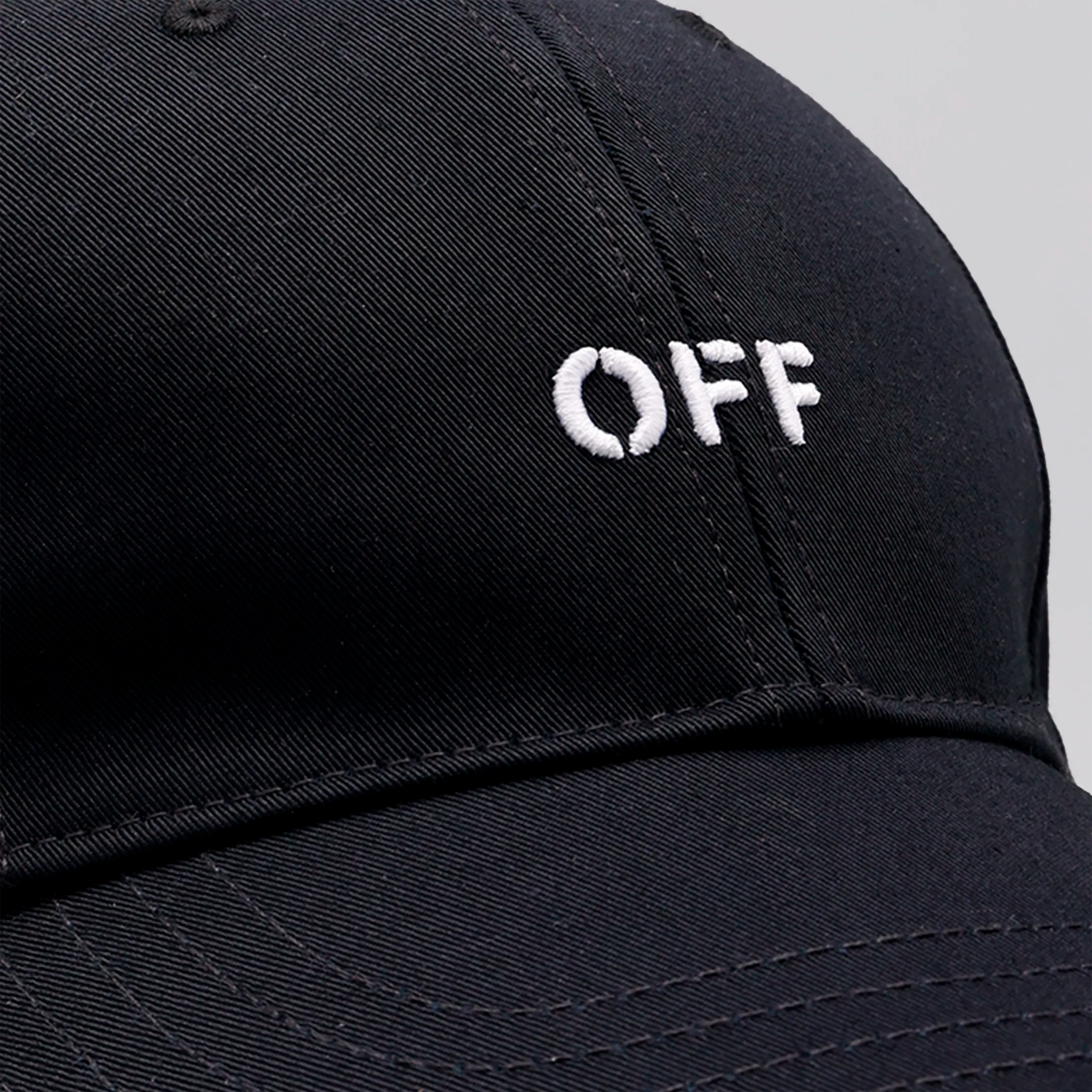 Gorra Negra Off-White Off Stamp