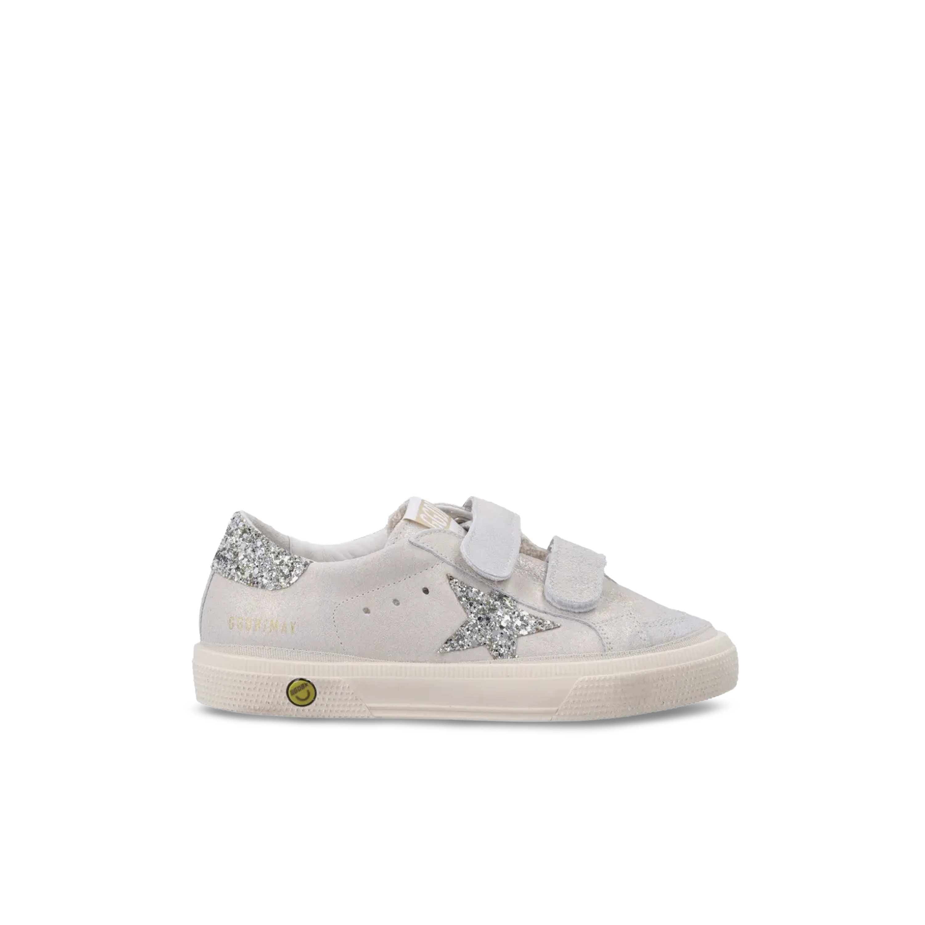 Sneakers Gris Golden Goose Velcro Super-Star Glitter Star