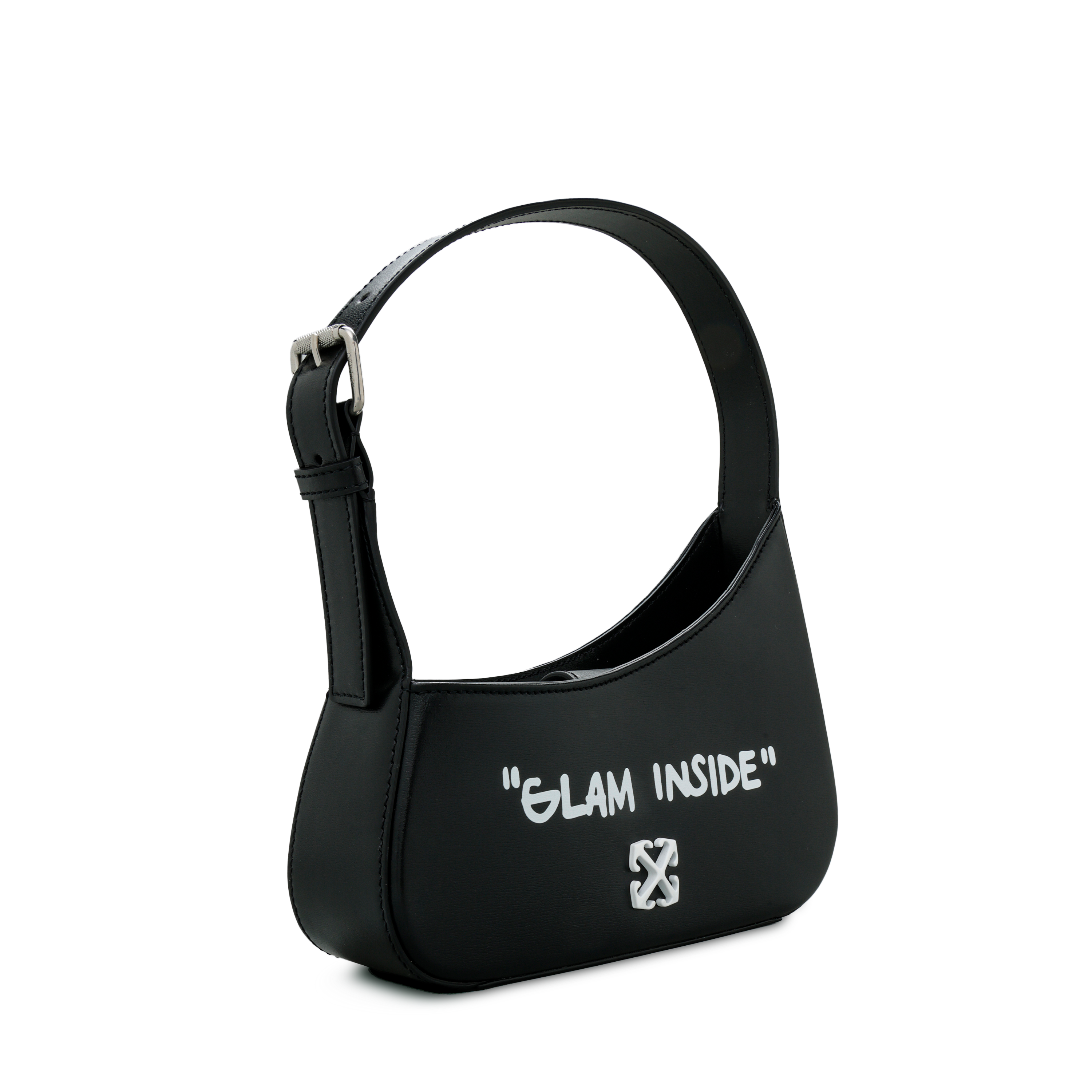 Cartera Negro Off-White Glam Inside