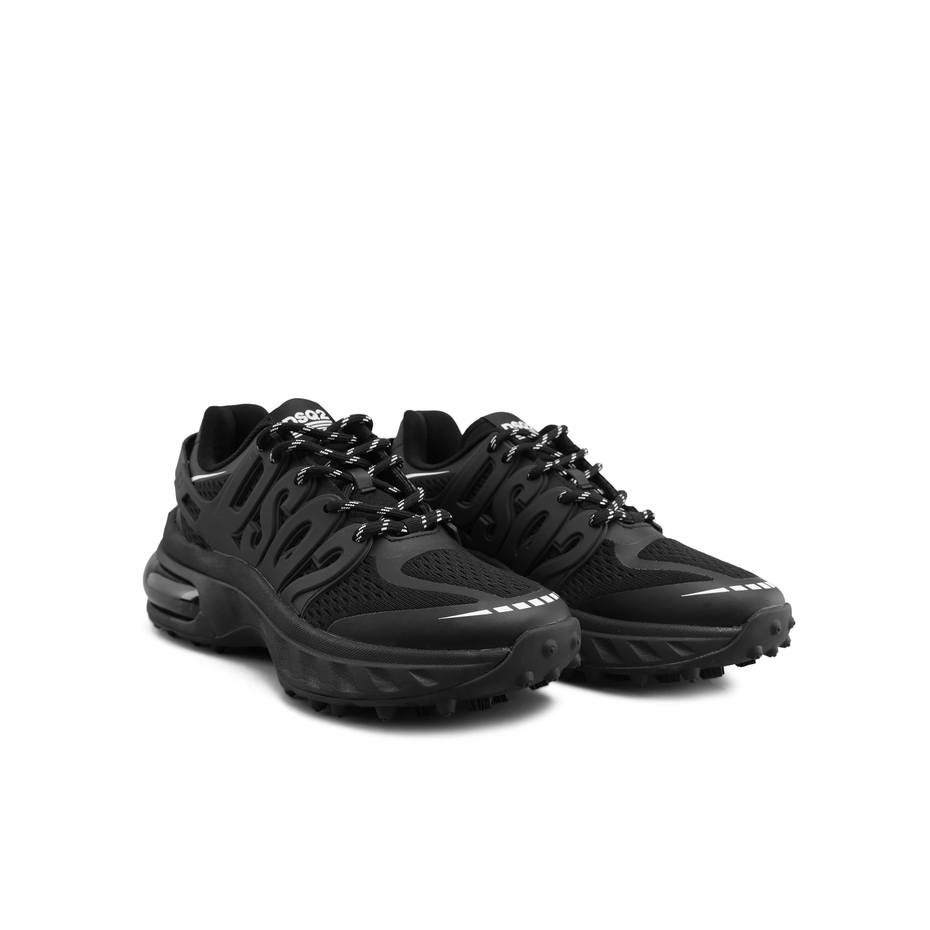 Sneakers Negros Dsquared2 Panelled