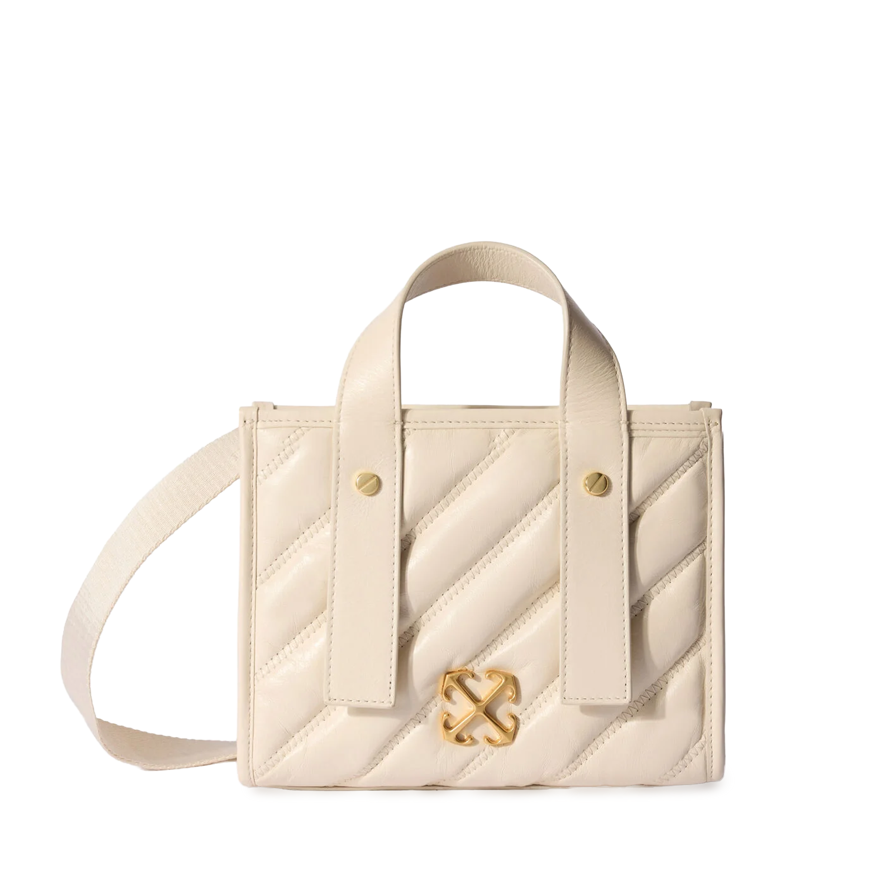 Cartera Beige Off-White Tote