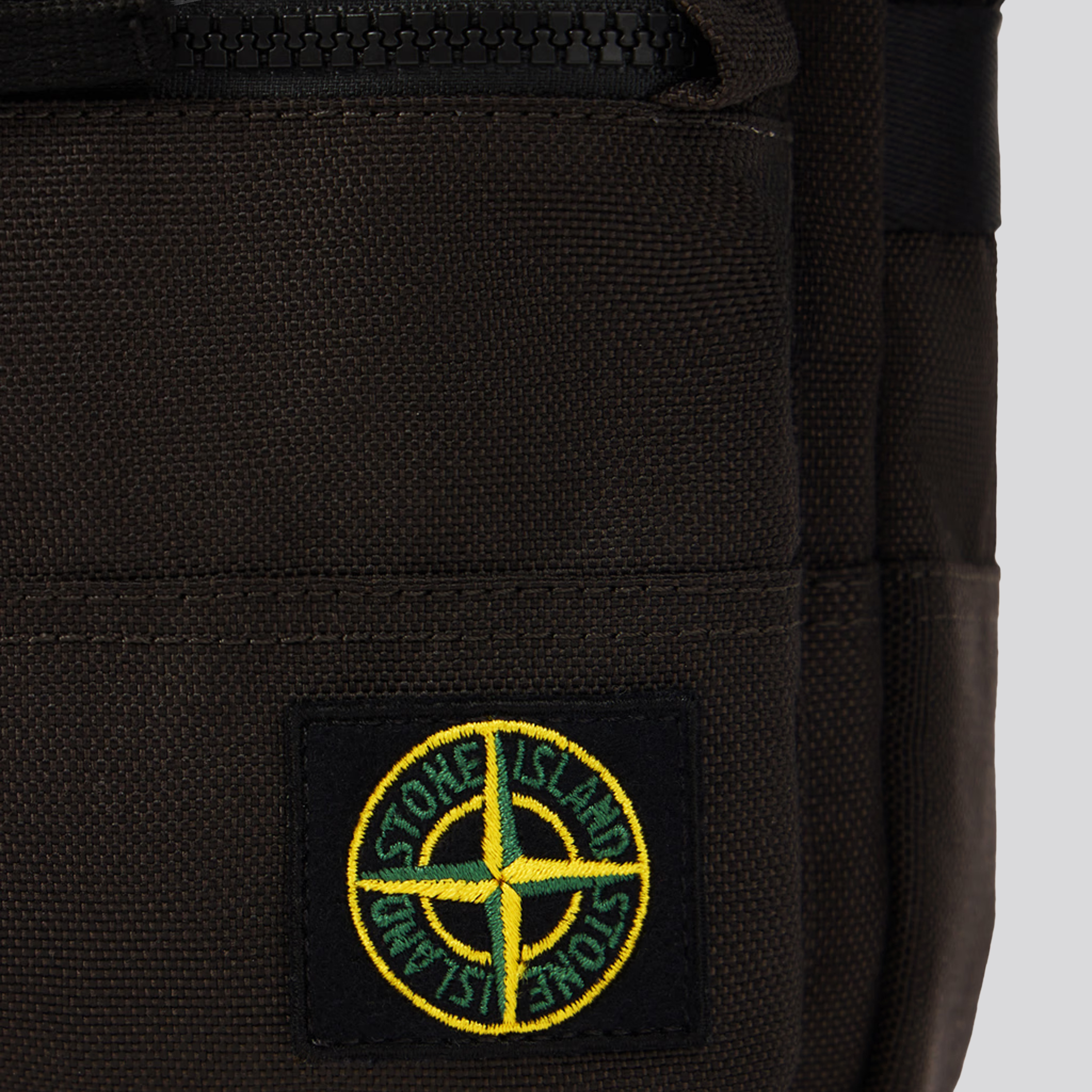 Bolso Negro Stone Island Patch