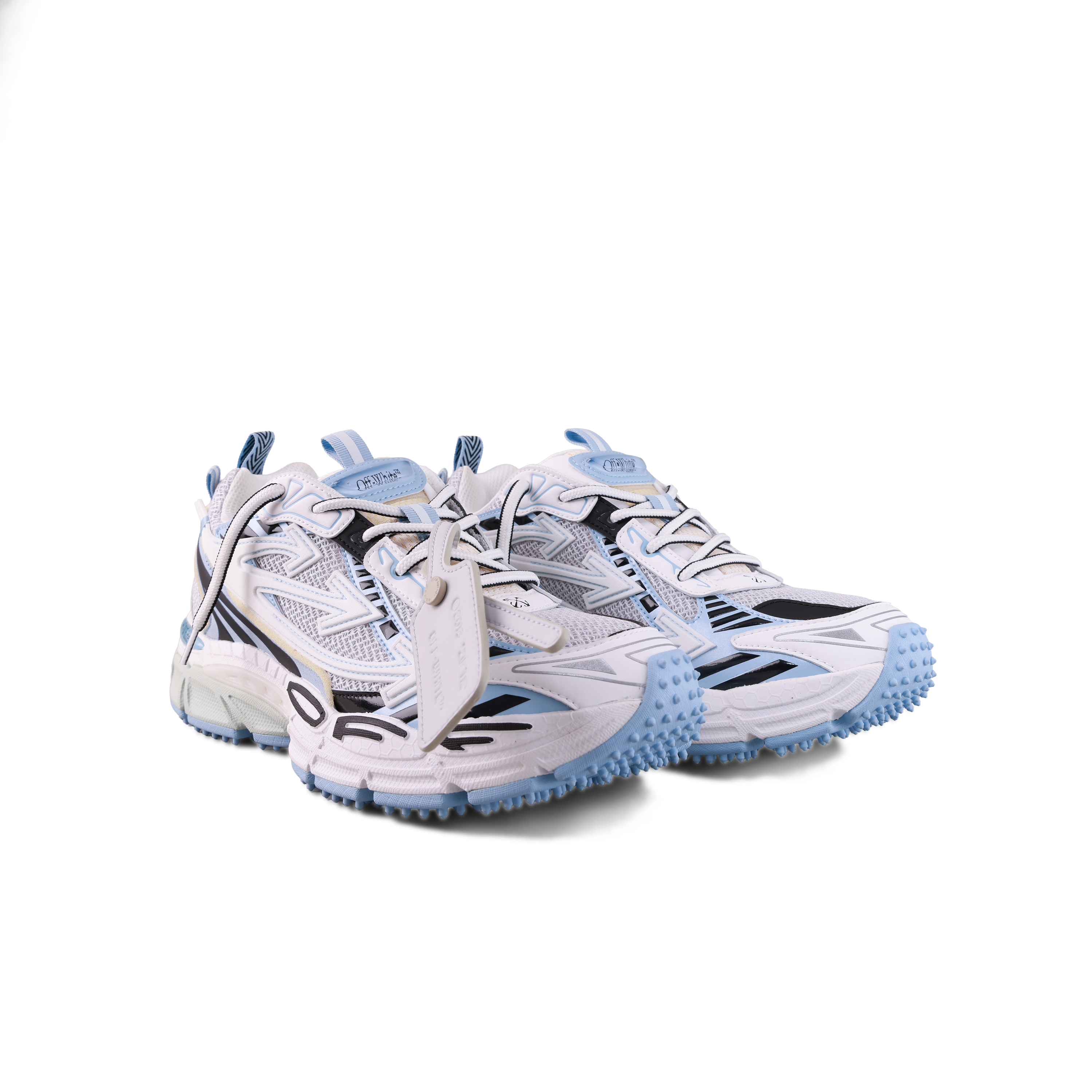 Sneakers Blanco Celeste Off-White "Be Right Back"