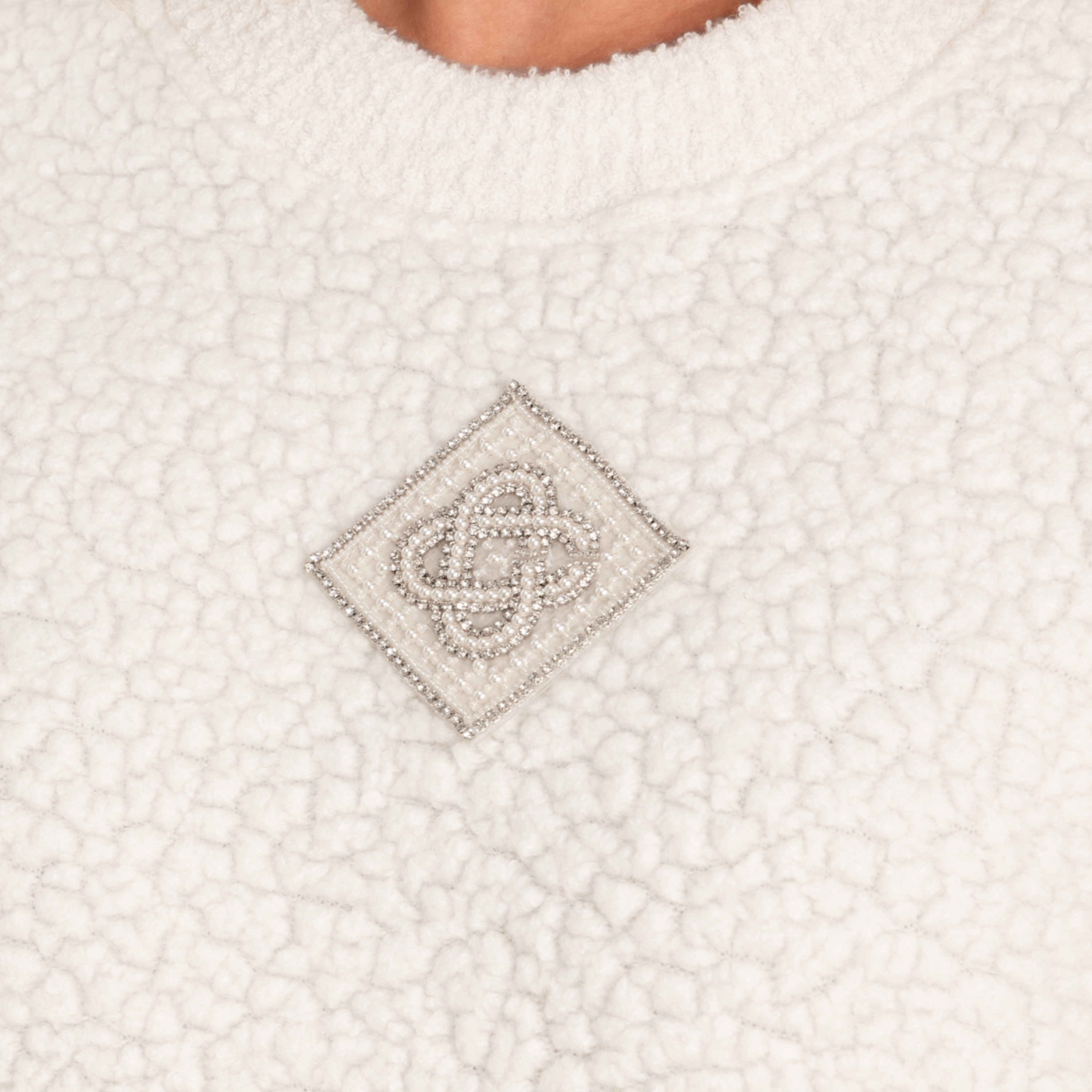 Buzo Blanco Casablanca Cashmere Terry