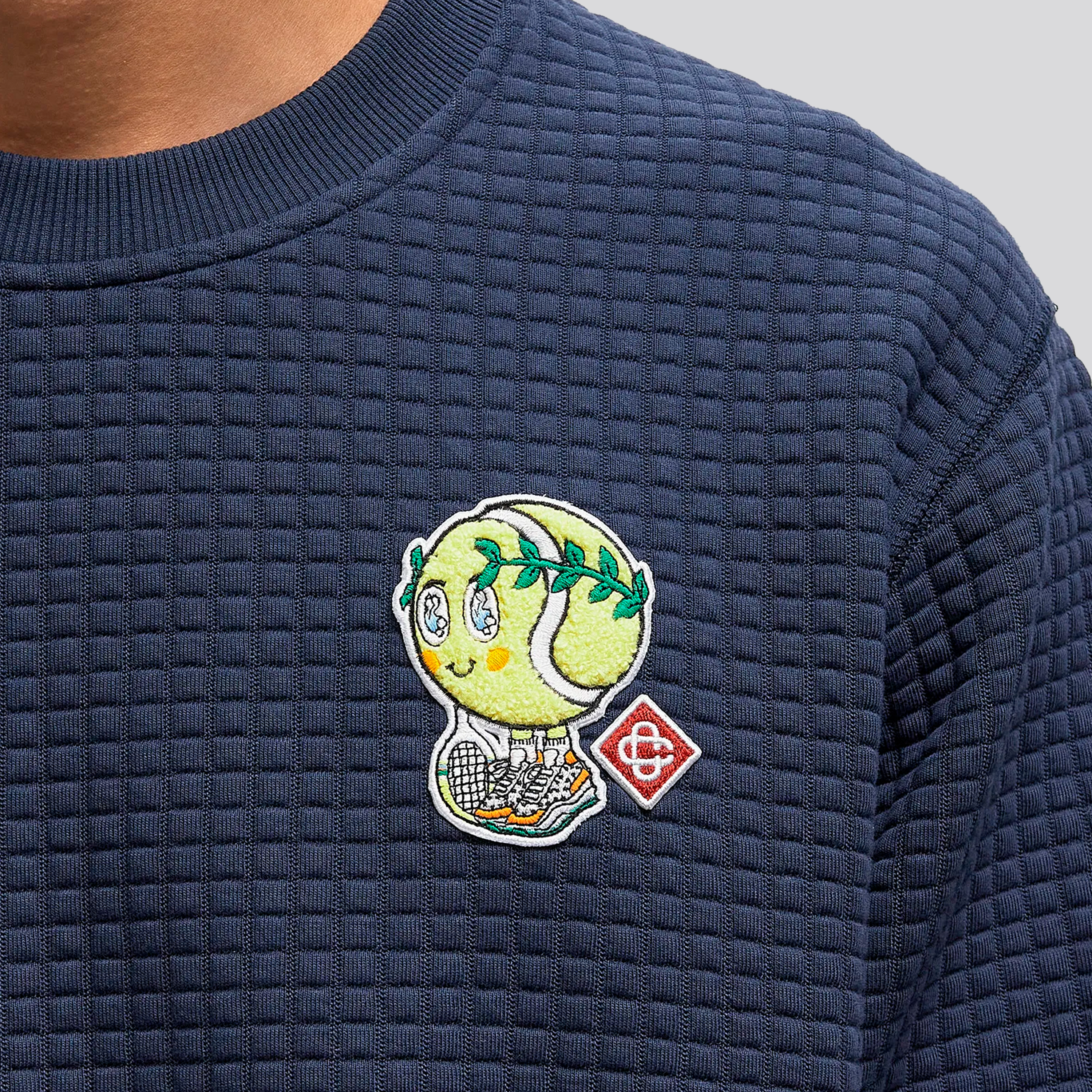 Buzo Azul Casablanca Sweater Blue Casablanca