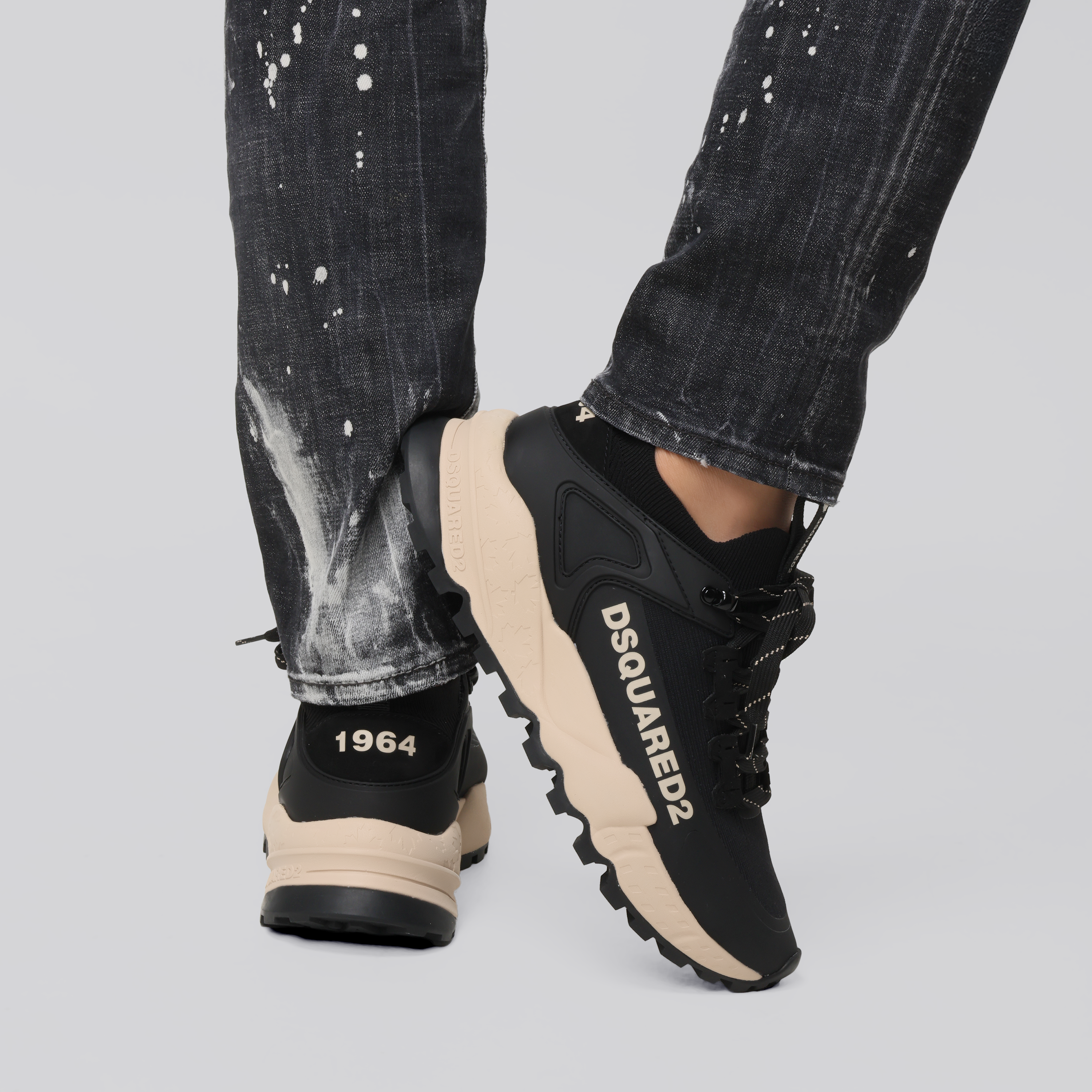 Sneakers Negros Dsquared2 Logo